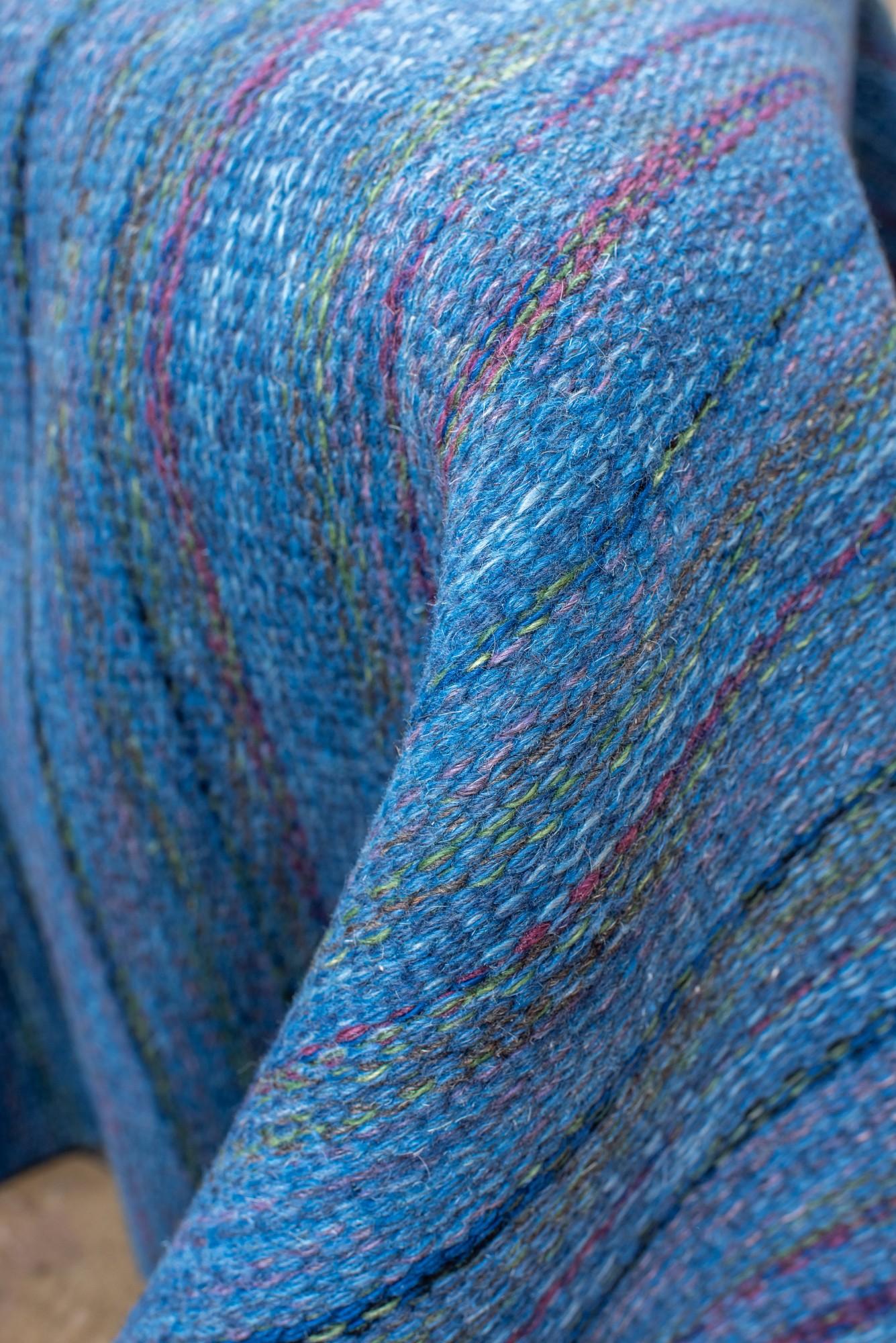 Vintage Rollaken in a Monochrome Blue In Good Condition For Sale In New York, NY