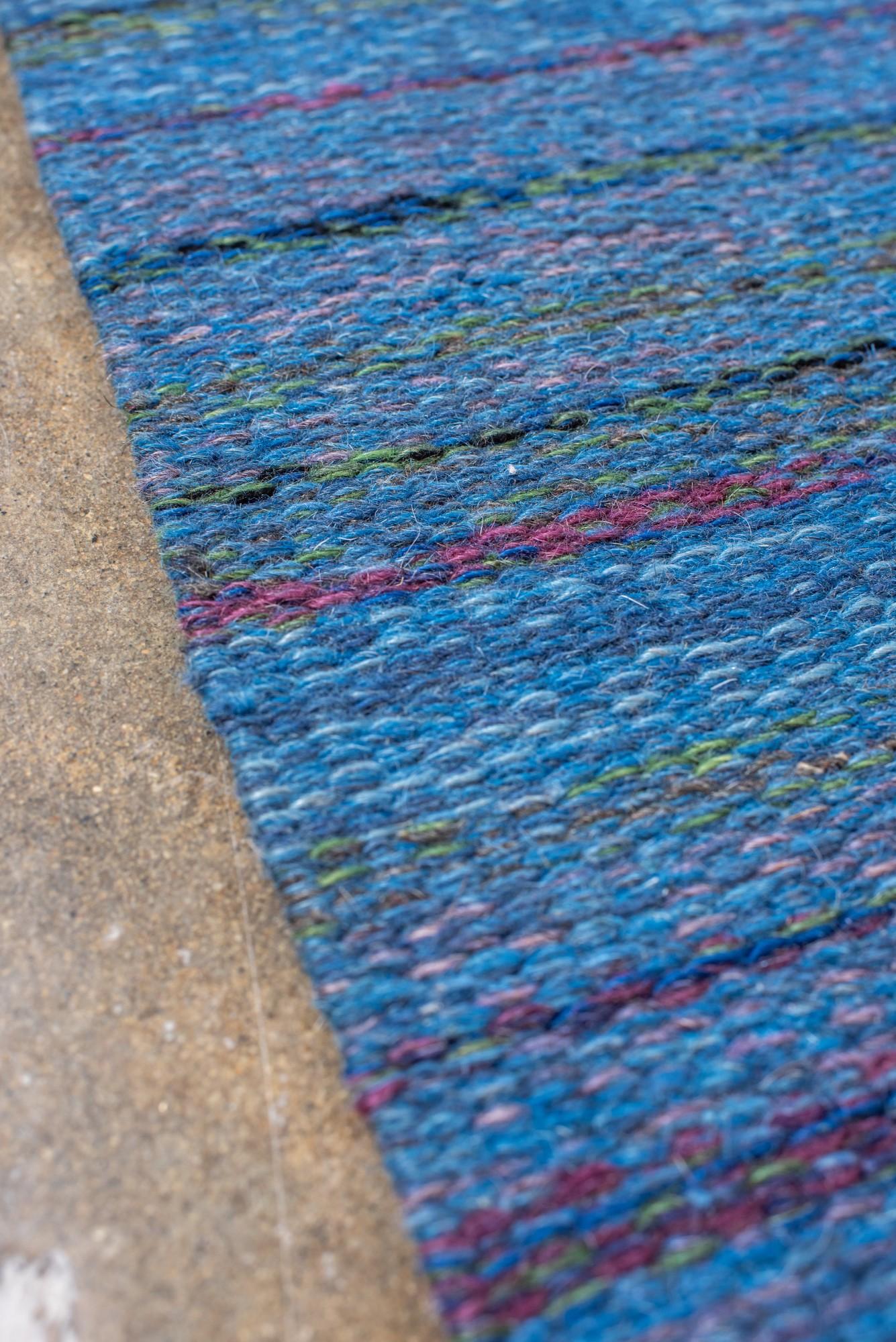 20th Century Vintage Rollaken in a Monochrome Blue For Sale