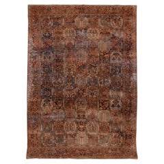 Eliko Rugs by David Ariel Antique Persian Bakhtiari Rug with Warm TOnes