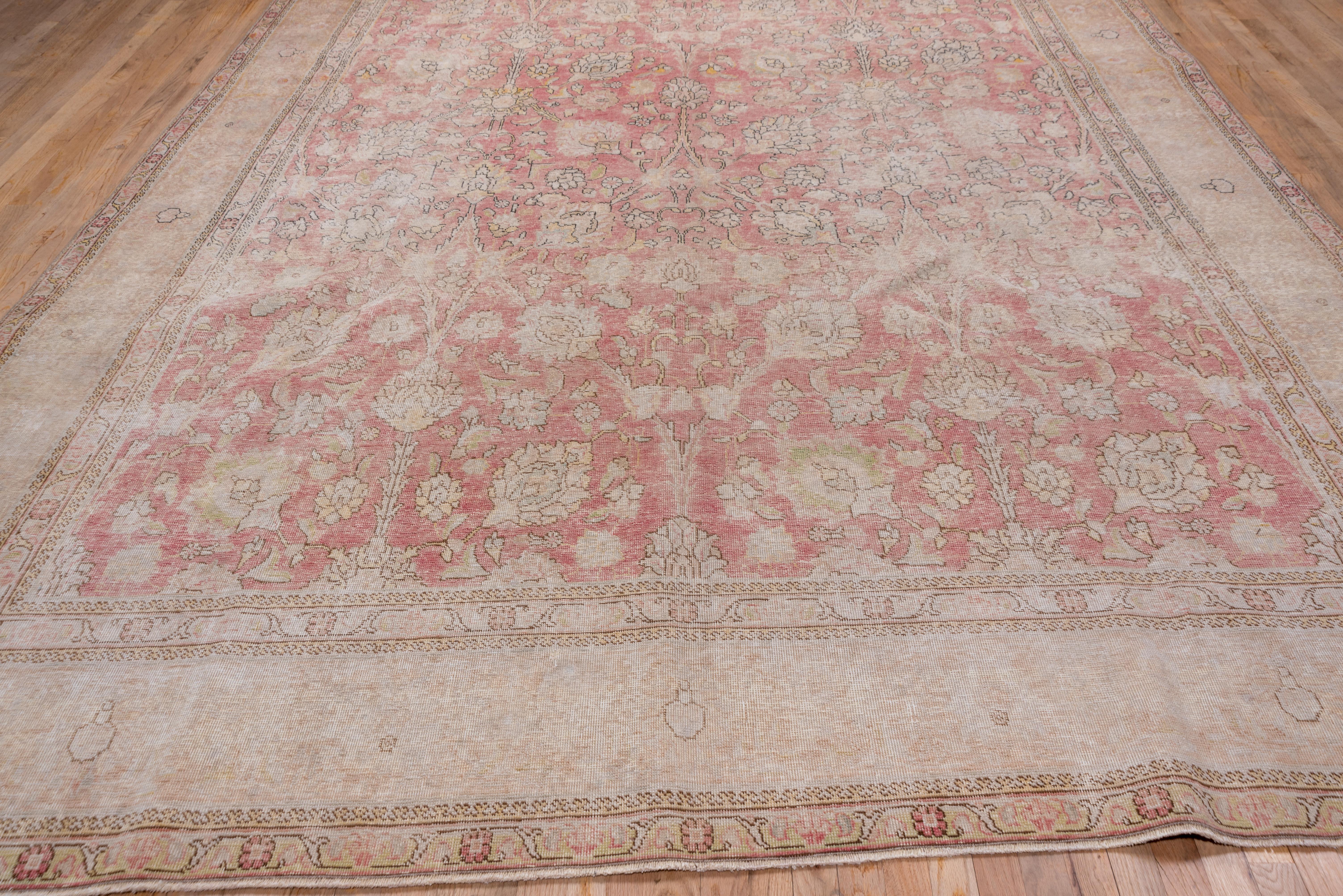Persian Tabriz rugs are a type of hand-woven carpet that originated in the city of Tabriz, located in northwest Iran. Tabriz is renowned for its long-standing tradition of carpet weaving, and Tabriz rugs are considered to be among the finest and