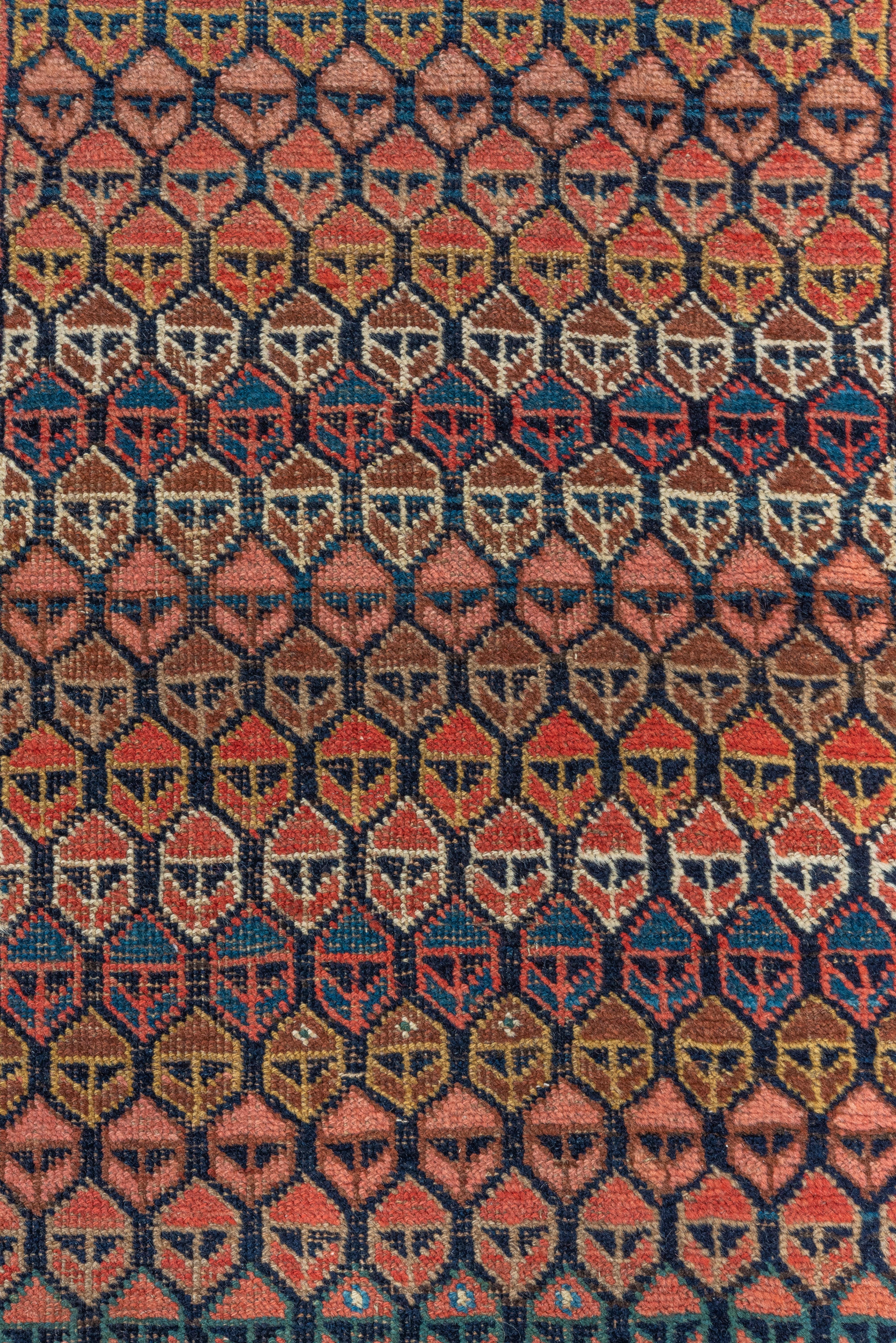 Persiano Eliko RUgs by David Ariel Bellissimo runner Bidjar antico con colori vivaci in vendita