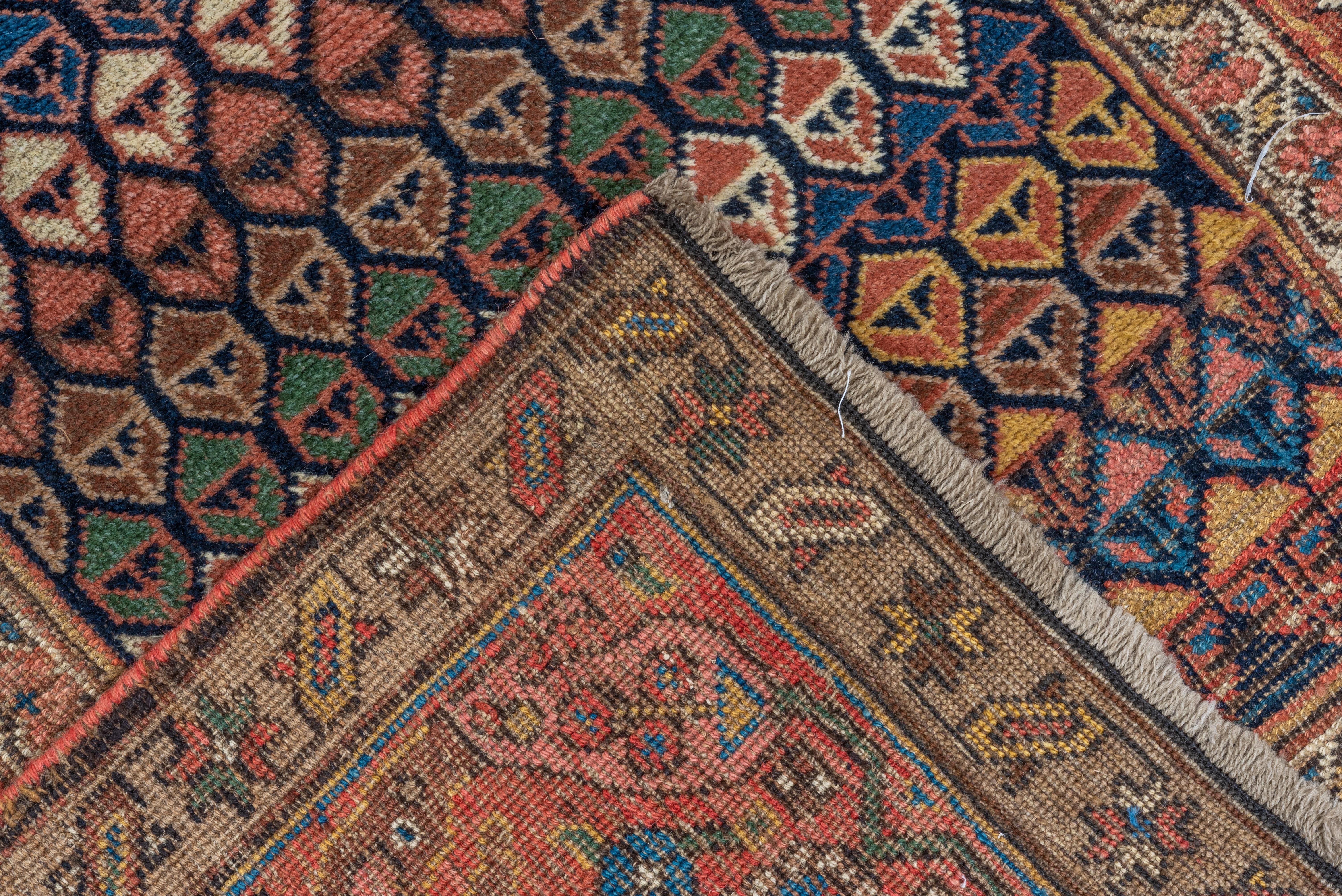 Eliko RUgs by David Ariel Beautiful Antique Bidjar Runner with Bold Colors In Good Condition For Sale In New York, NY