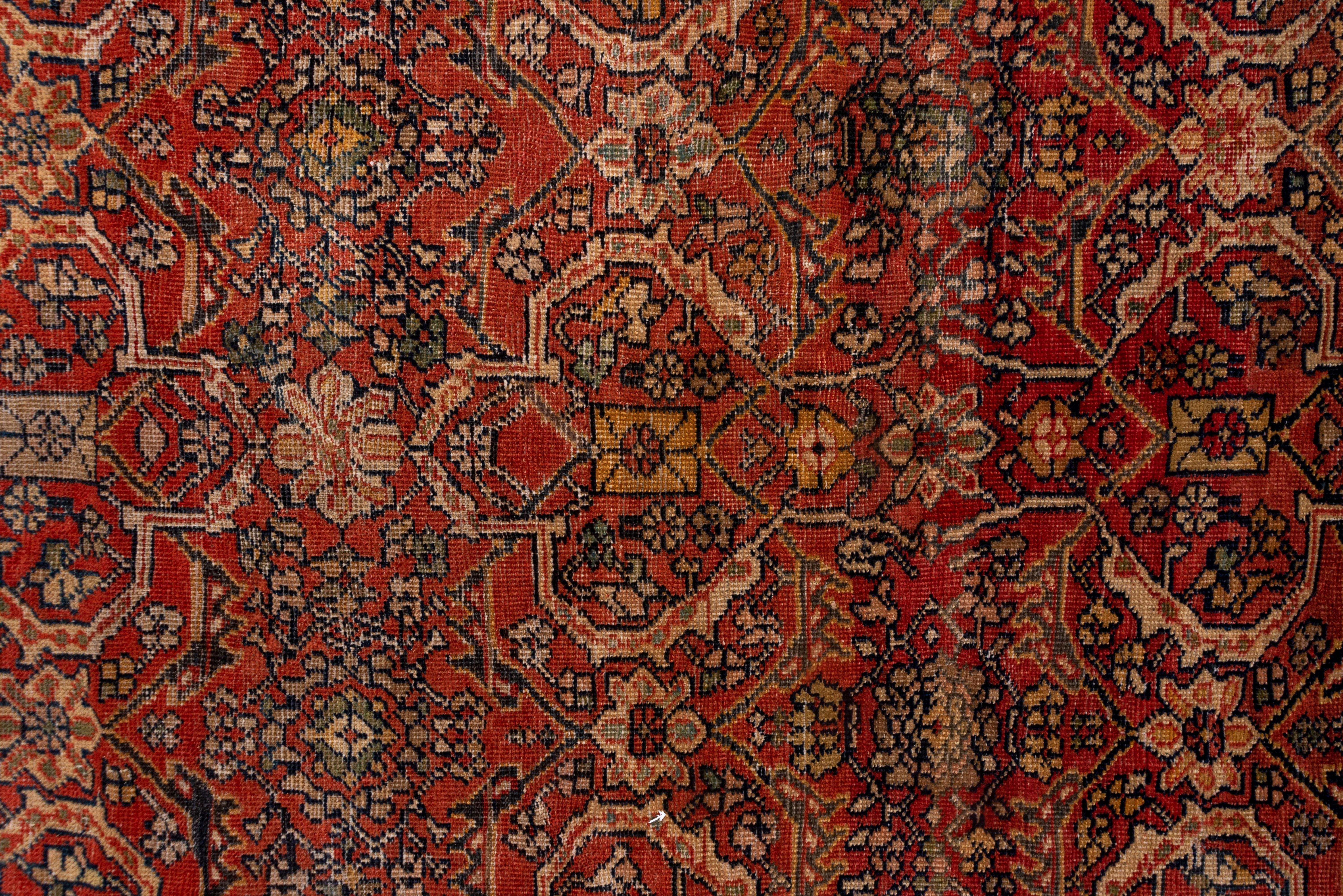 Hand-Knotted Stunning Antique Persian Sultanabad Large Carpet For Sale