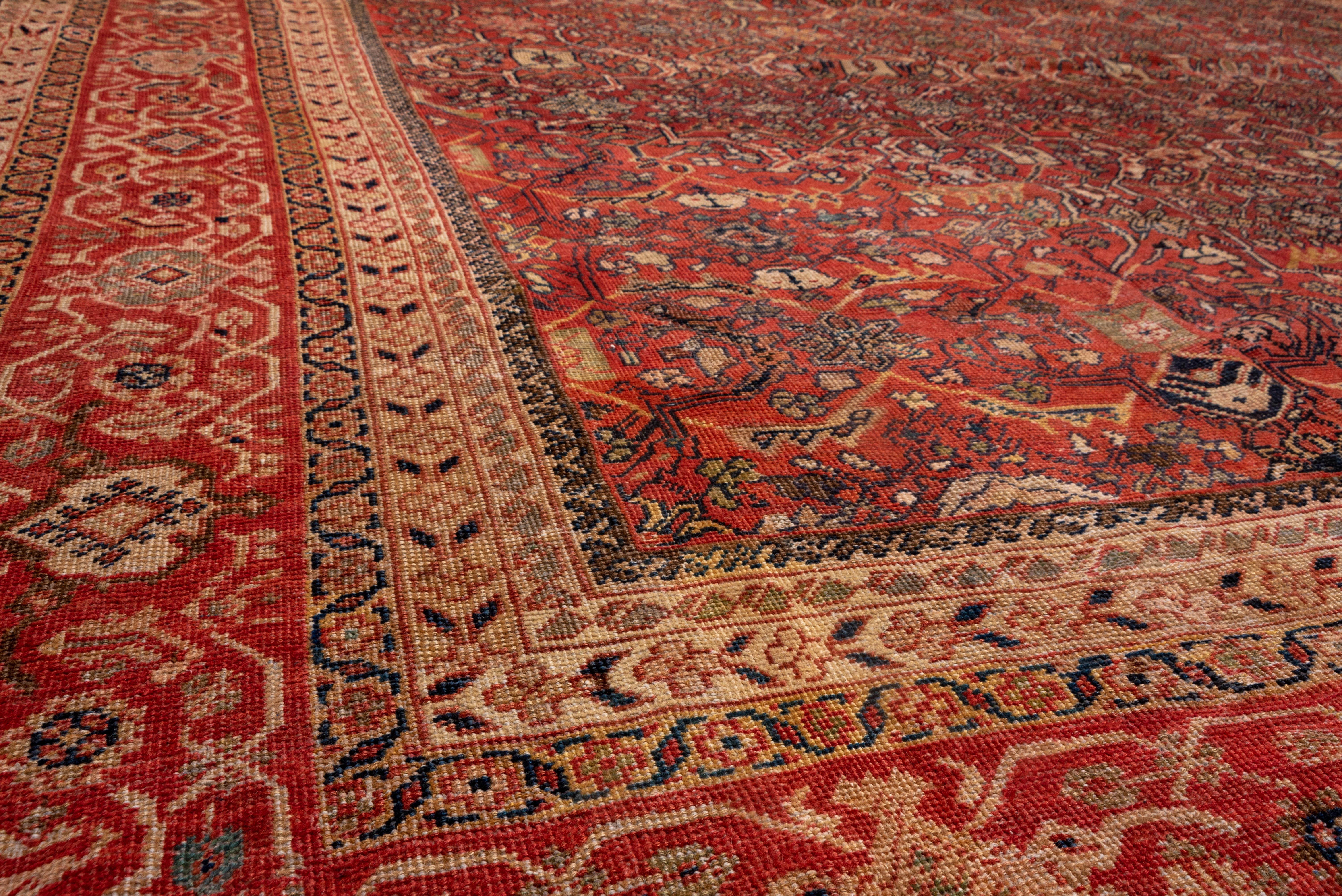 Stunning Antique Persian Sultanabad Large Carpet For Sale 1