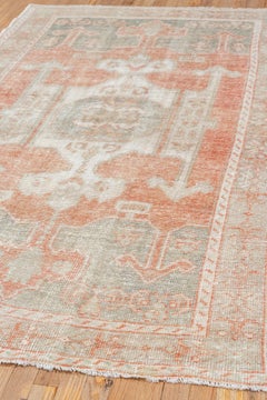 Eliko Rugs by David Ariel Stunning Gray and Orange Vintage Oushak Rug