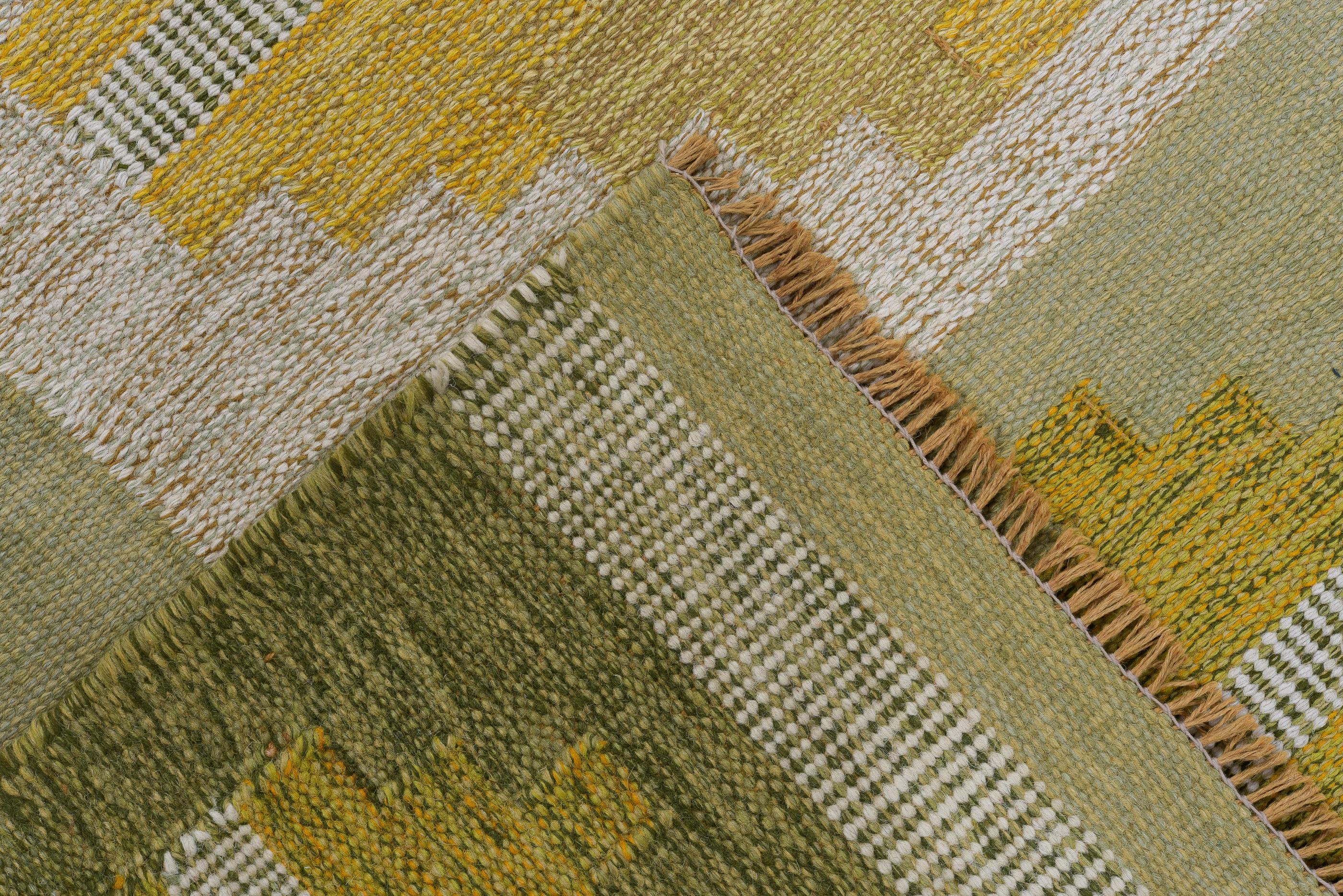  Rollakan-Teppiche sind eine Art traditioneller schwedischer Flachgewebe-Teppiche. Der Name 