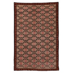 Eliko Rugs By David Ariel Tapis turc vintage Kars, Brown Palette