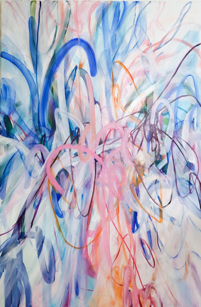 Elin Kereby ”Dream”, Oil, Acrylics and Oil Pastel Abstract 120 x 80