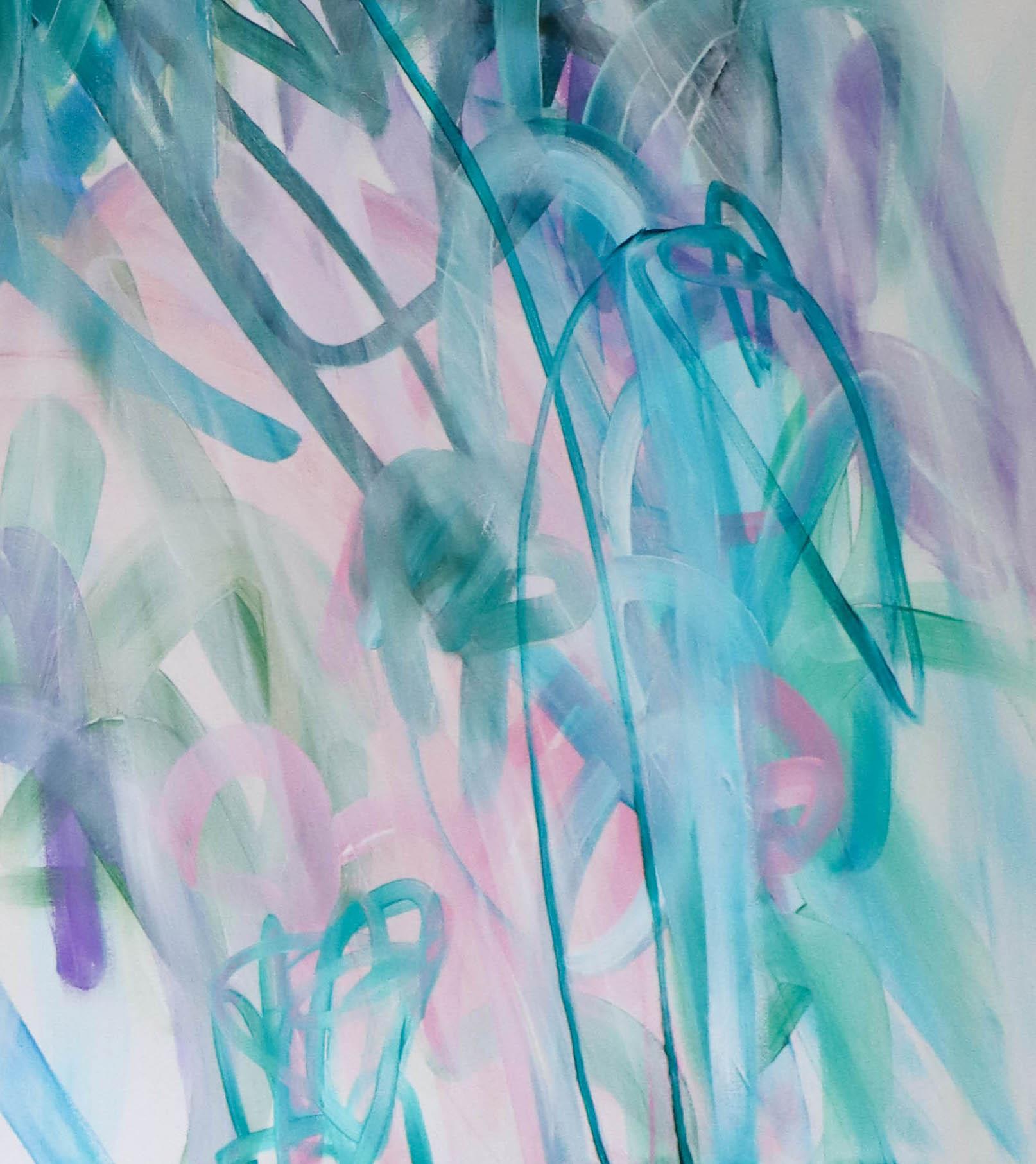 „Emotional Release“ Öl, Acryl und Öl, Pastell, Abstrakt, 150 x 120 cm im Angebot 9