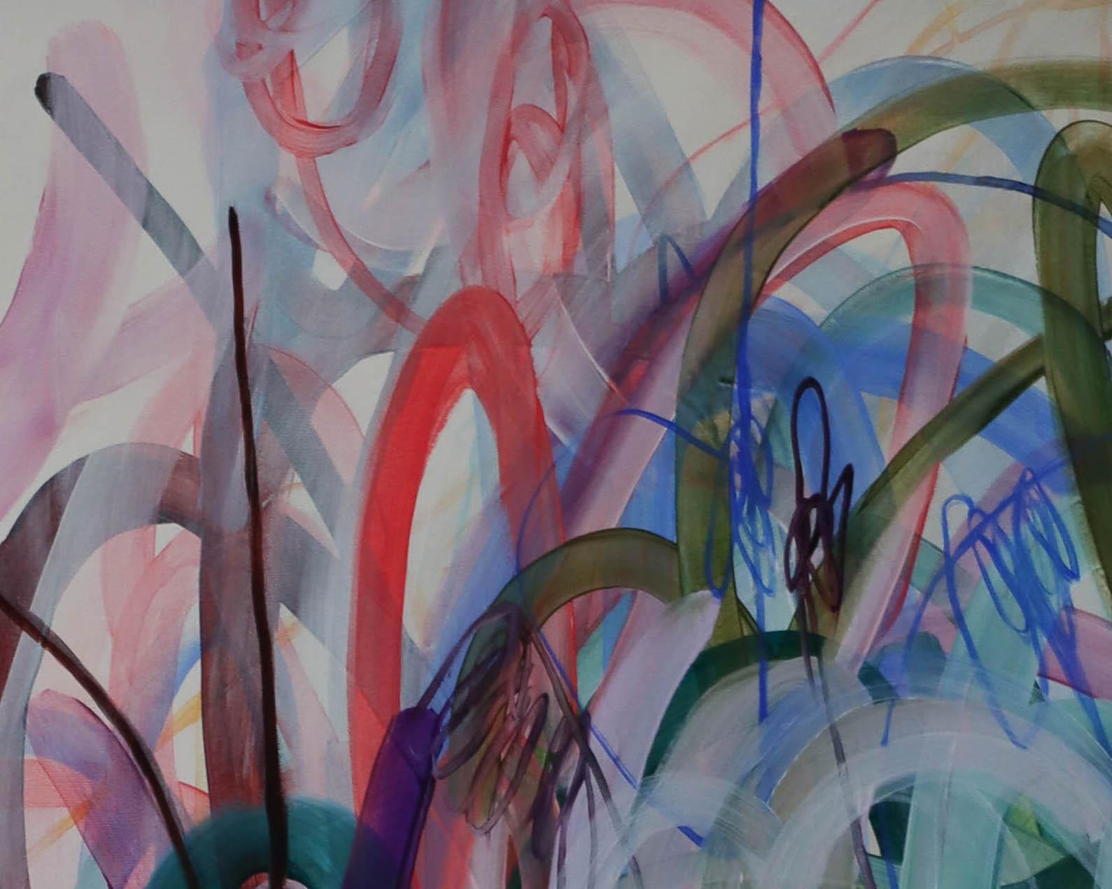 “Serenity of imperfection”, Oil, Acrylics and Oil Pastel Abstract, 116 x 89 cm For Sale 7