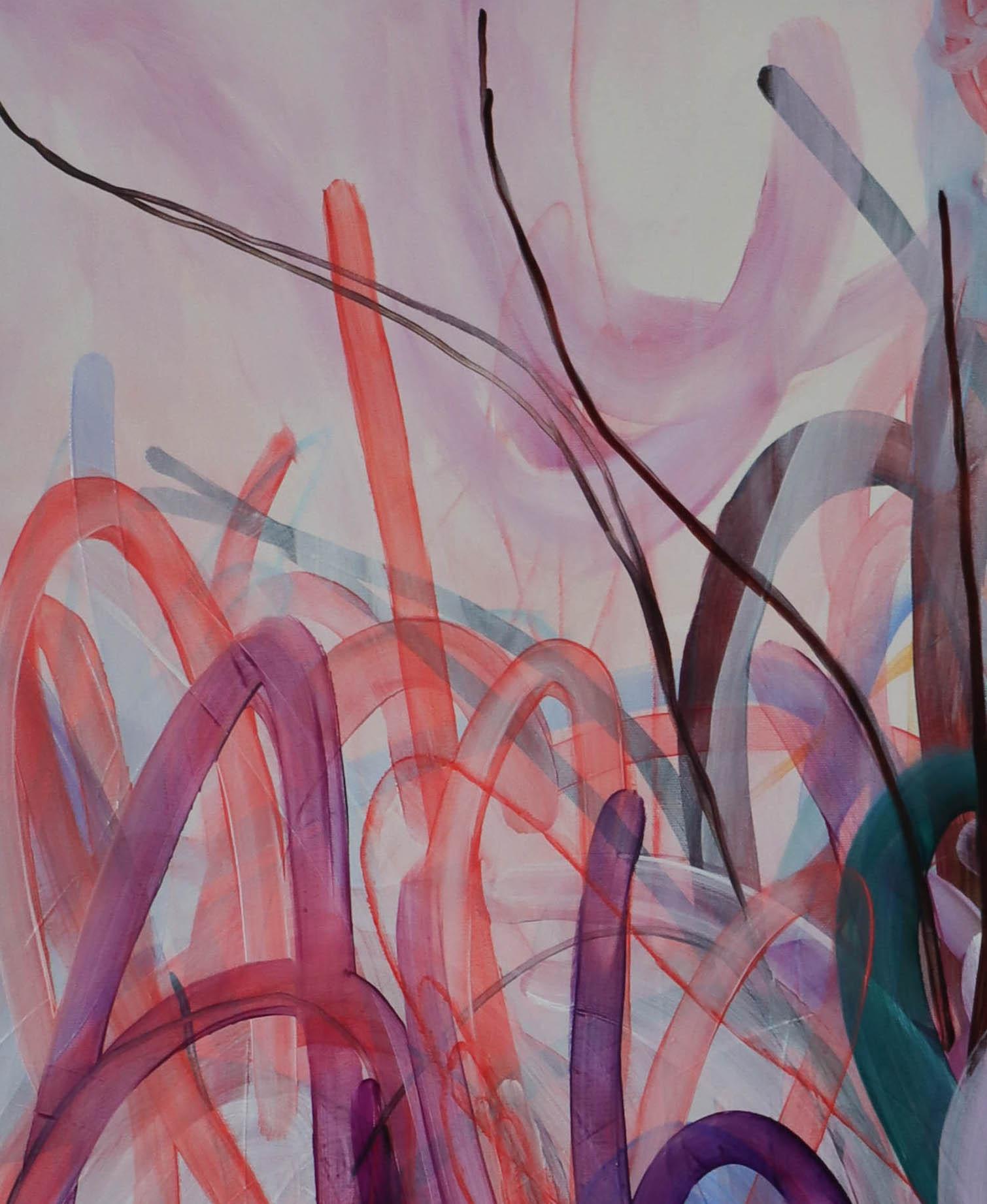 “Serenity of imperfection”, Oil, Acrylics and Oil Pastel Abstract, 116 x 89 cm For Sale 8