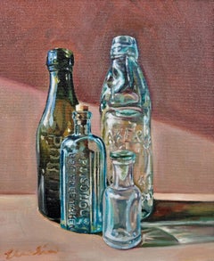 Antique Bottle Collection Chemist Shop Garden Dig Finds Victorian Dump Tip