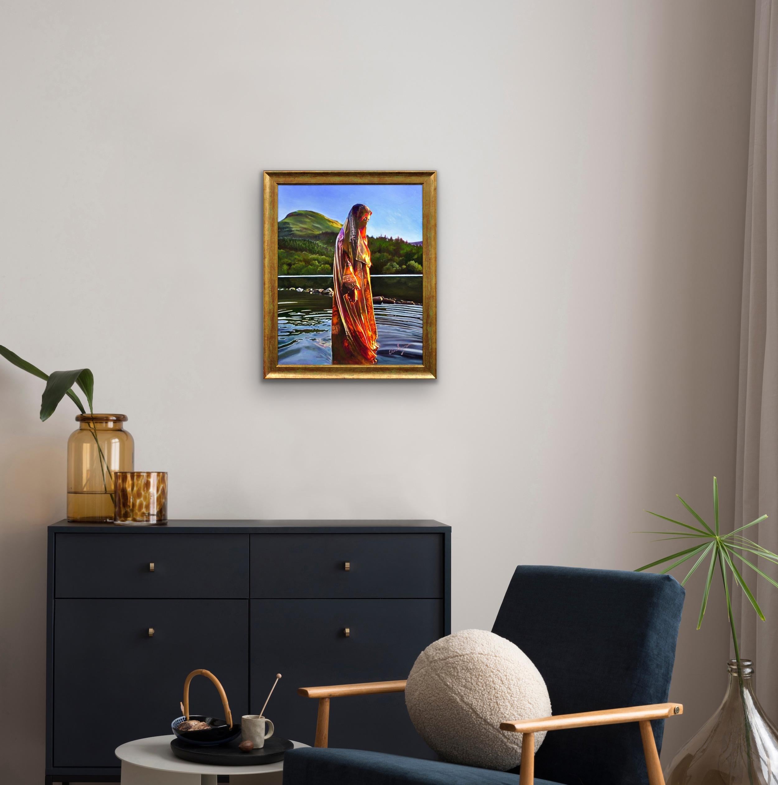 Making Ripples The Wanderlust Women Organisation Tribute-Gemälde an Amira Patel im Angebot 6