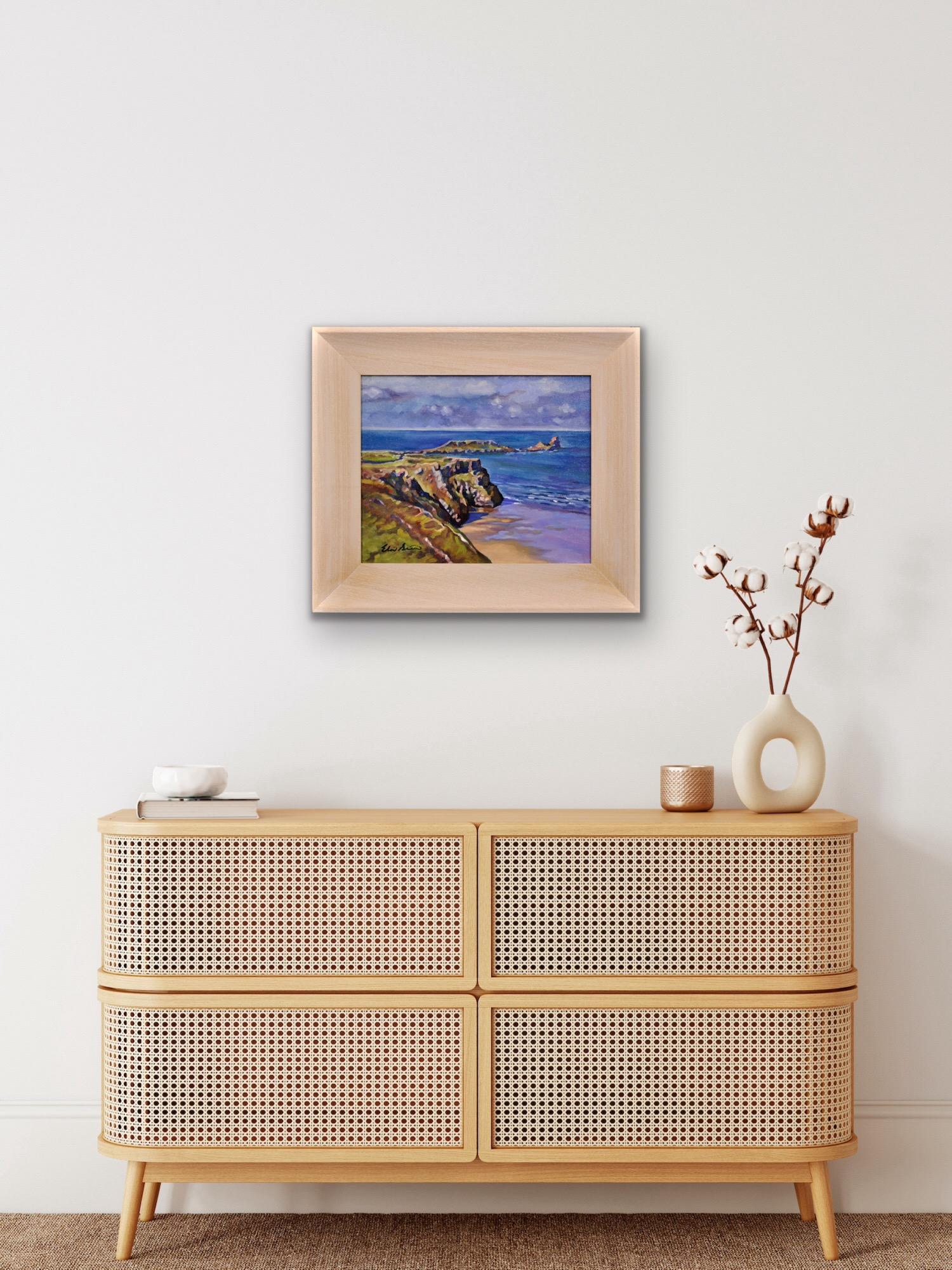 Worm's Head Pen Pyrrod The Gower Peninsula Rhossili Swansea Bay South Wales en vente 8