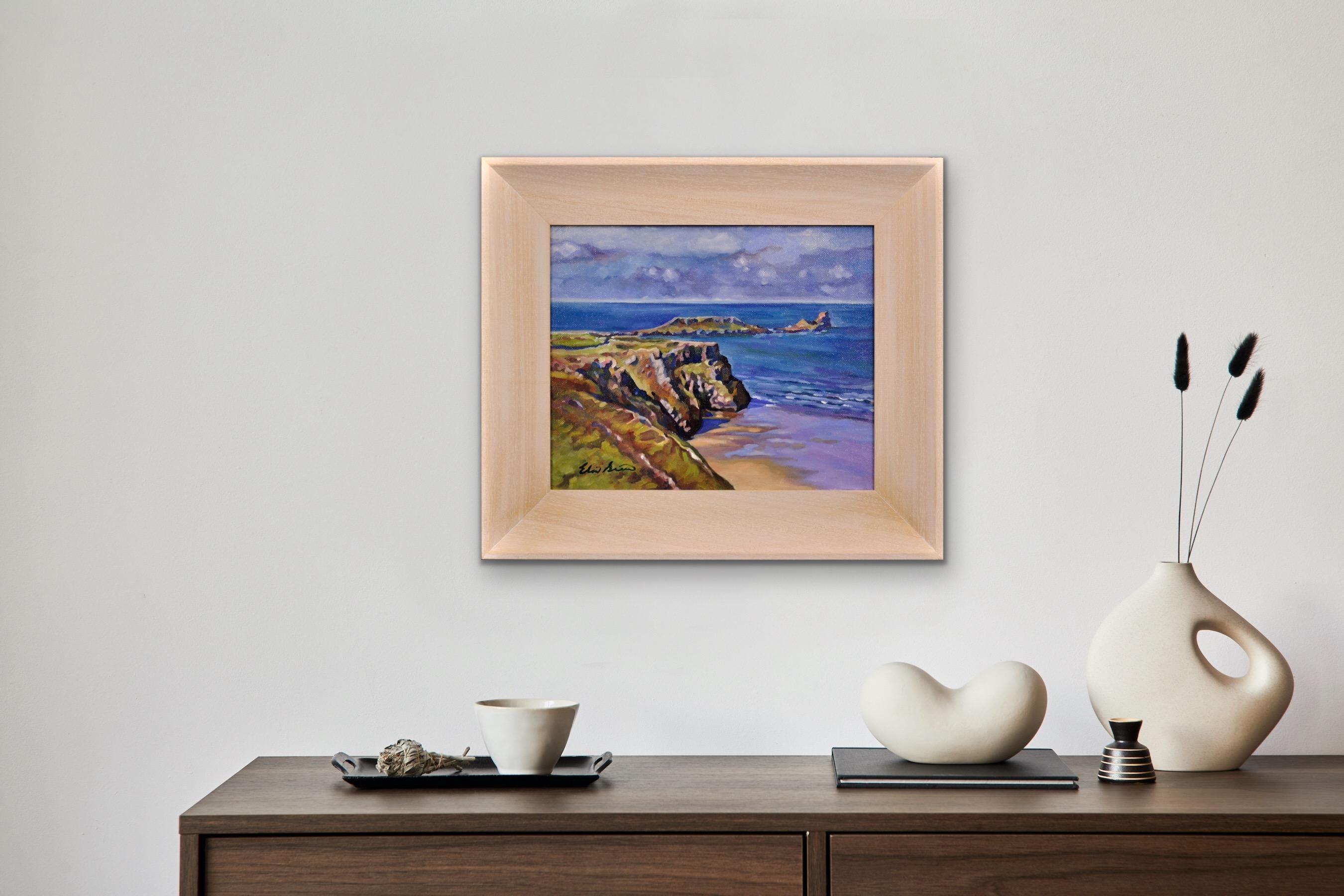 Worm's Head Pen Pyrrod The Gower Peninsula Rhossili Swansea Bay South Wales en vente 13