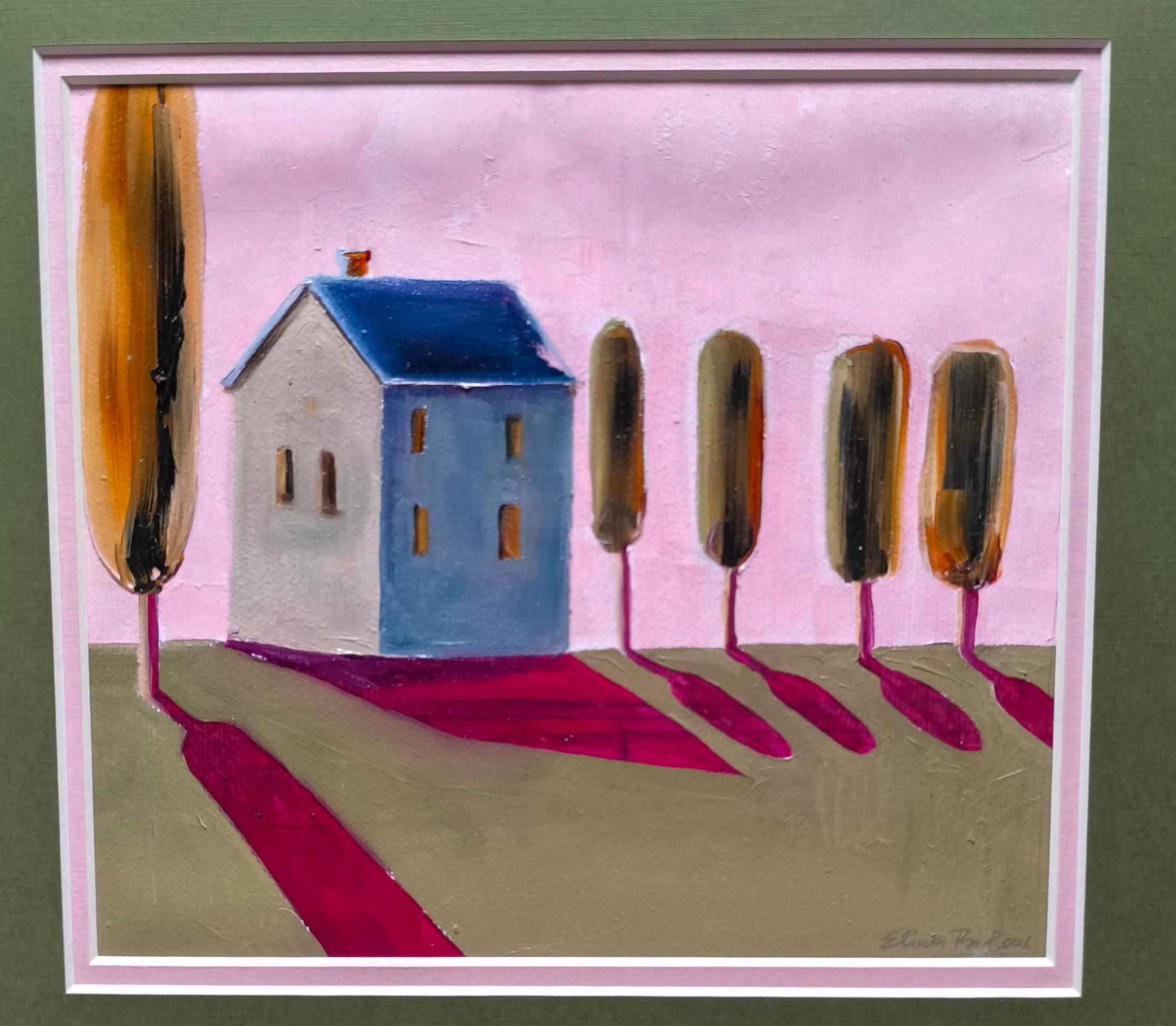 La casa del sognatore - Painting di Elina Bilous