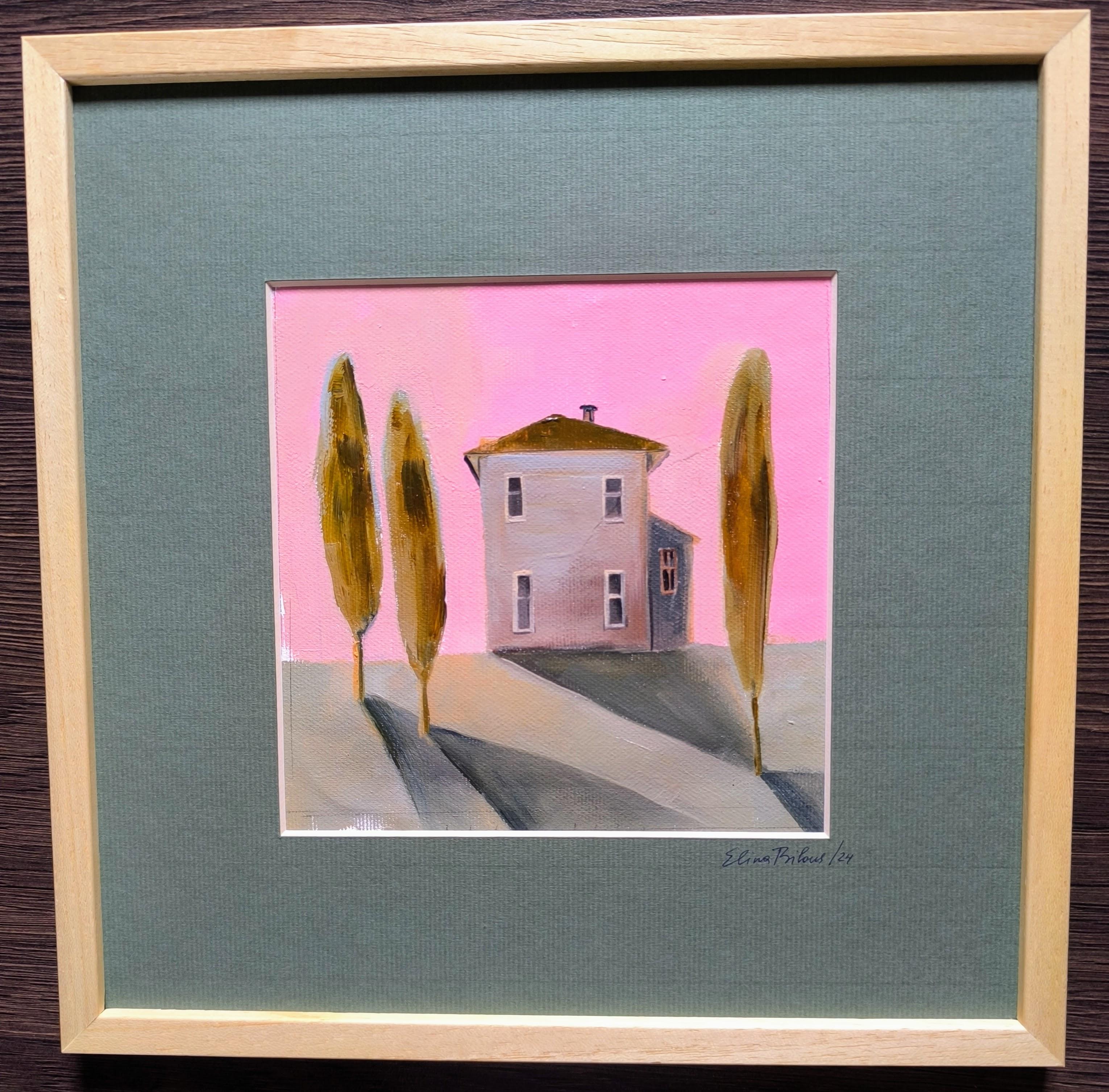 Abstract Painting de Elina Bilous - La casa del soñador