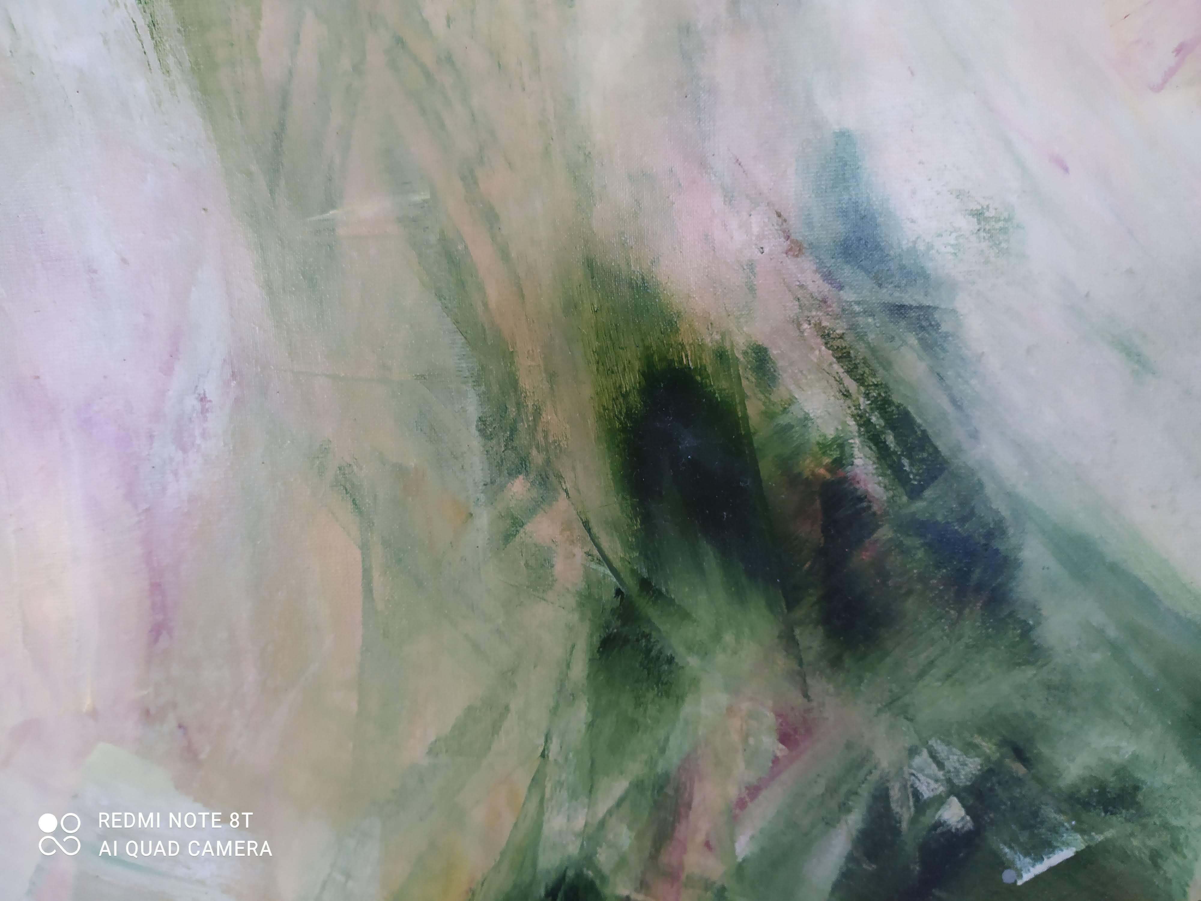 The smell of summer - Abstract Painting by Elina Bilous