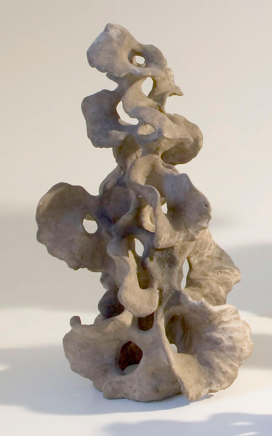 Elina Titane  Abstract Sculpture - After the rain. 2009, stone wear, 50x31x26 cm