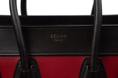 eline Luggage Micro Tricolour aus rauchfarbenem Kalbsleder