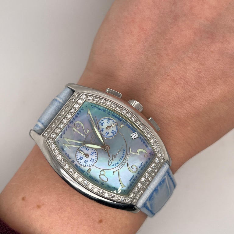 ELINI “New Yorker” Diamond Ladies Watch – 1.0ct, Stainless  display picture 1