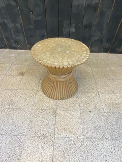 Elinor e John Mc GUIRE, Tavolo da pranzo in bambù e vetro, circa 1970