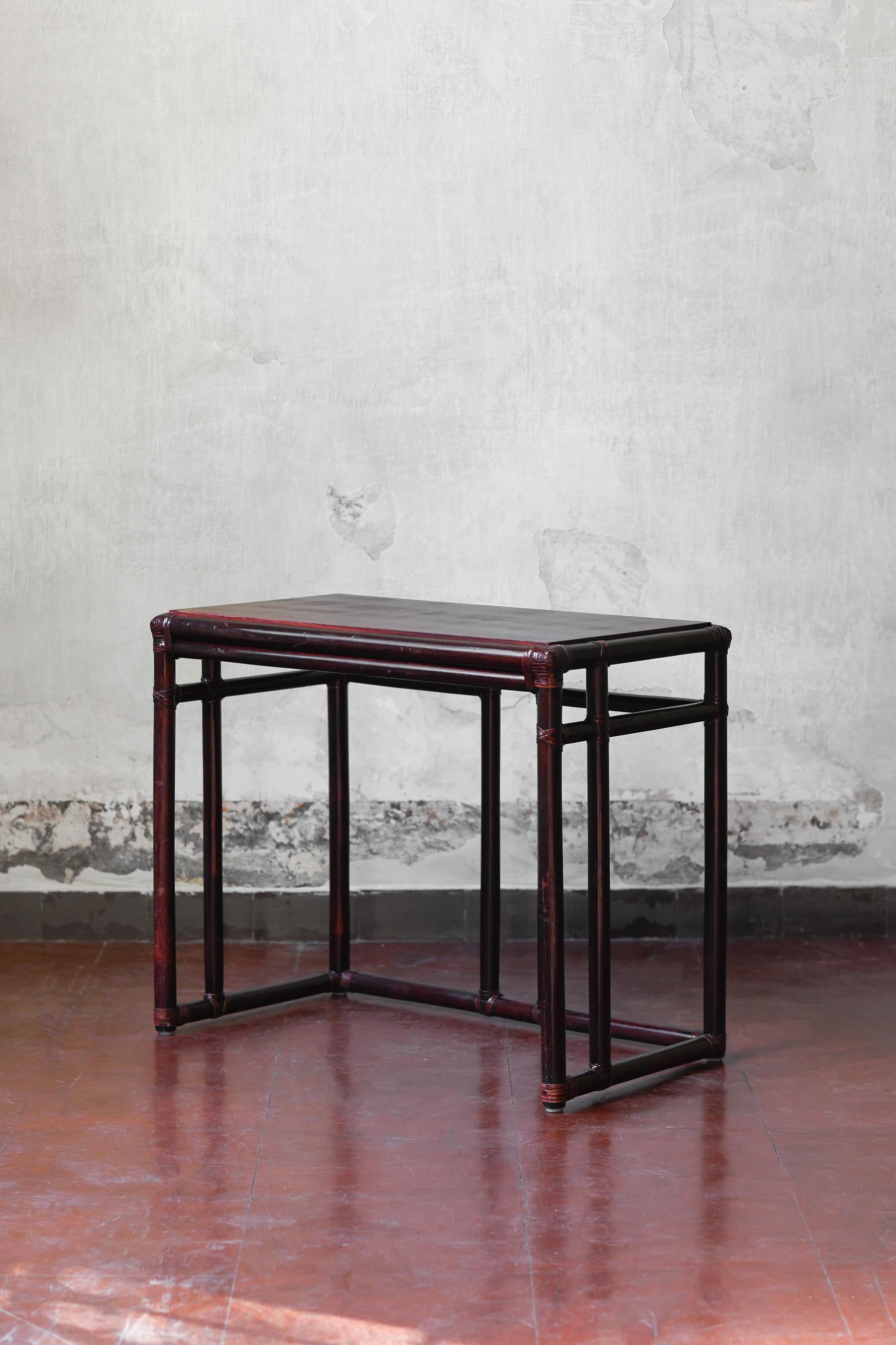 Elinor and John McGuire set for Lyda Levi: desk with bamboo director’s chair 6