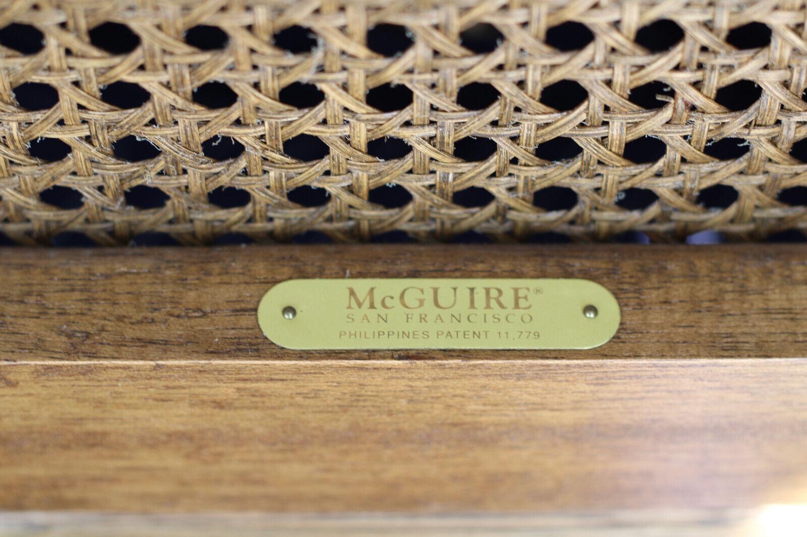 Elinor McGuire Iconic Cracked Ice Esszimmerstühle, 4er-Set, mit McGuire Label im Angebot 8