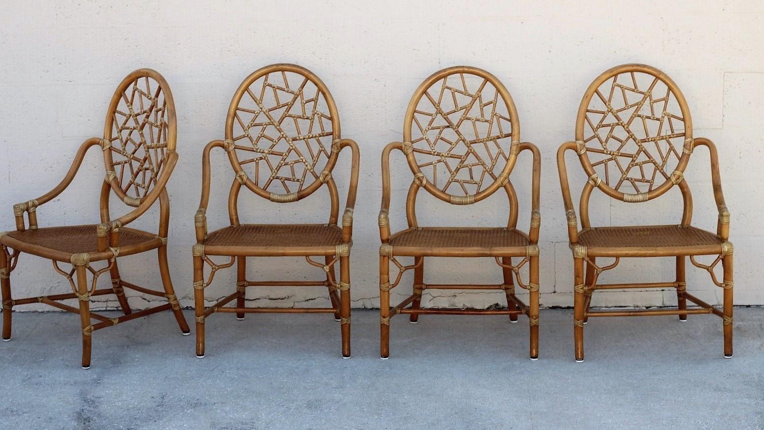 Elinor McGuire Iconic Cracked Ice Dining Chairs, Set of 8 5