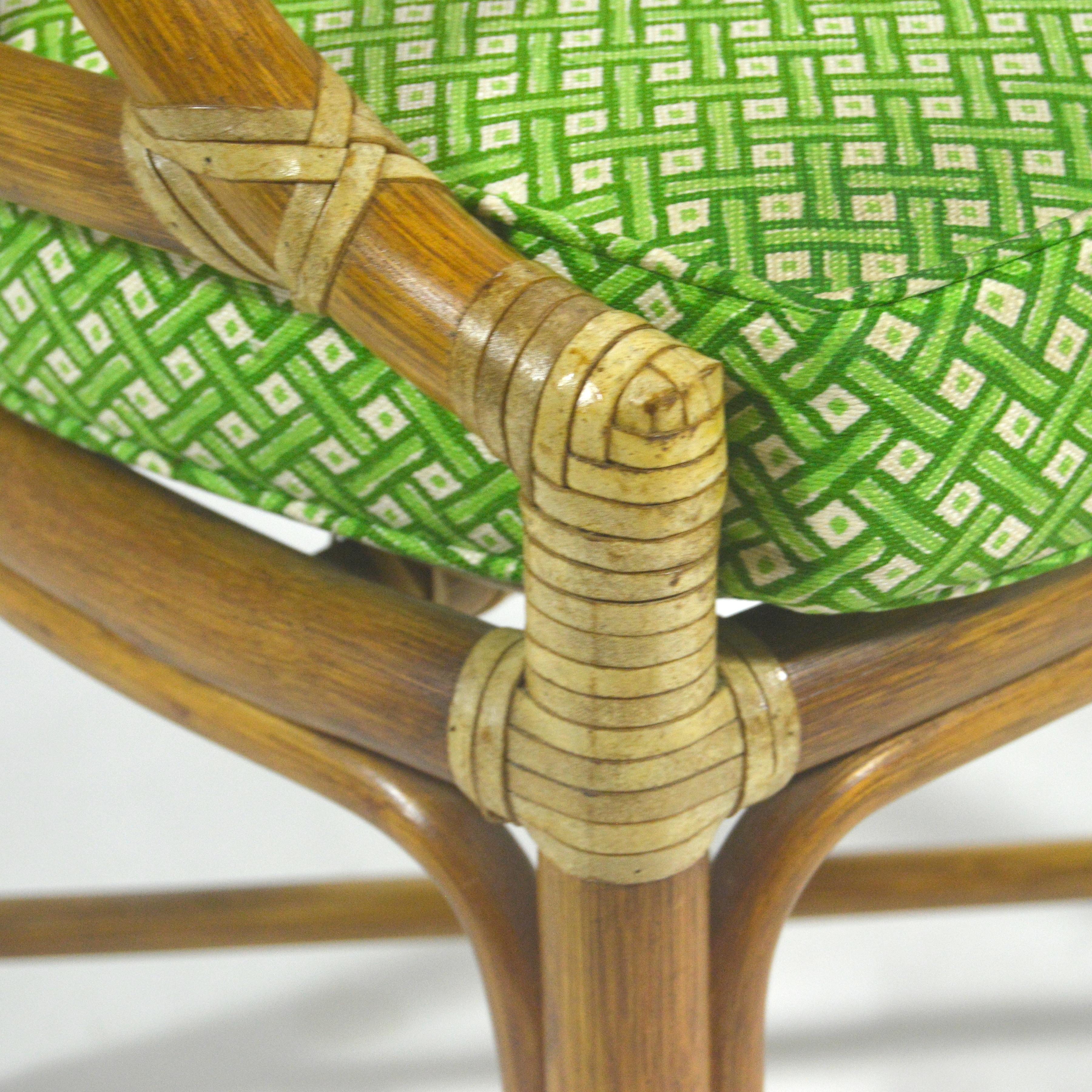 Elinor McGuire M-86 Rattan & Cane Chair For Sale 2