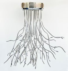 Elios Giudici Lumens Mistral Lampadario a incasso, il più grande apparecchio a LED, Italia