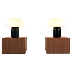 Lampe de table à champignon Elio Martinelli 625 par Martinelli Luce, Italie, années 1960, 2 av.