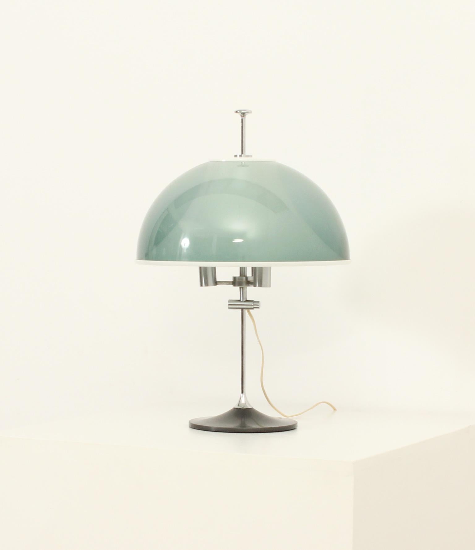 Mid-Century Modern Lampe de bureau réglable Elio Martinelli pour Metalarte, 1962 en vente