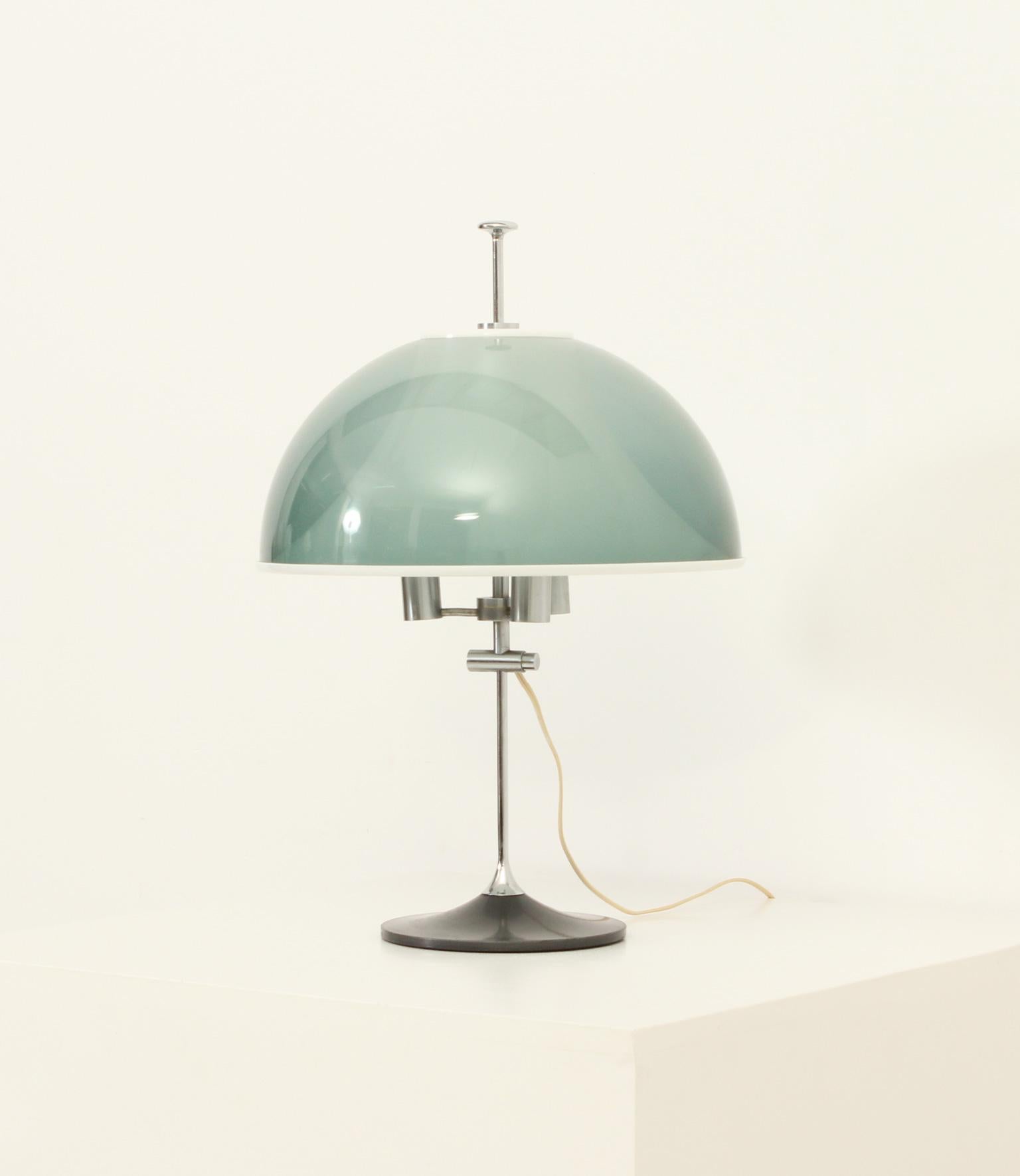 European Elio Martinelli Adjustable Table Lamp for Metalarte, 1962 For Sale