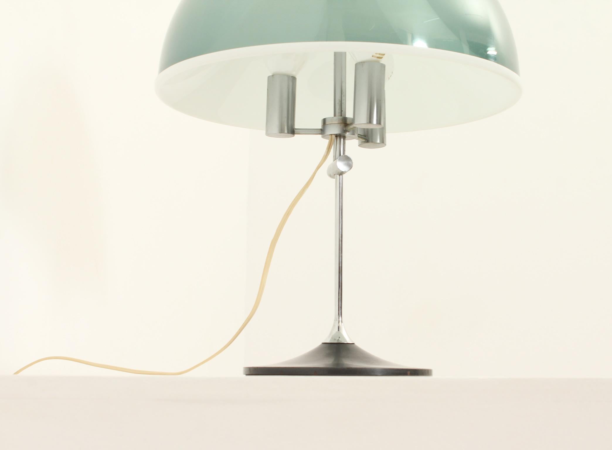 Mid-20th Century Elio Martinelli Adjustable Table Lamp for Metalarte, 1962 For Sale