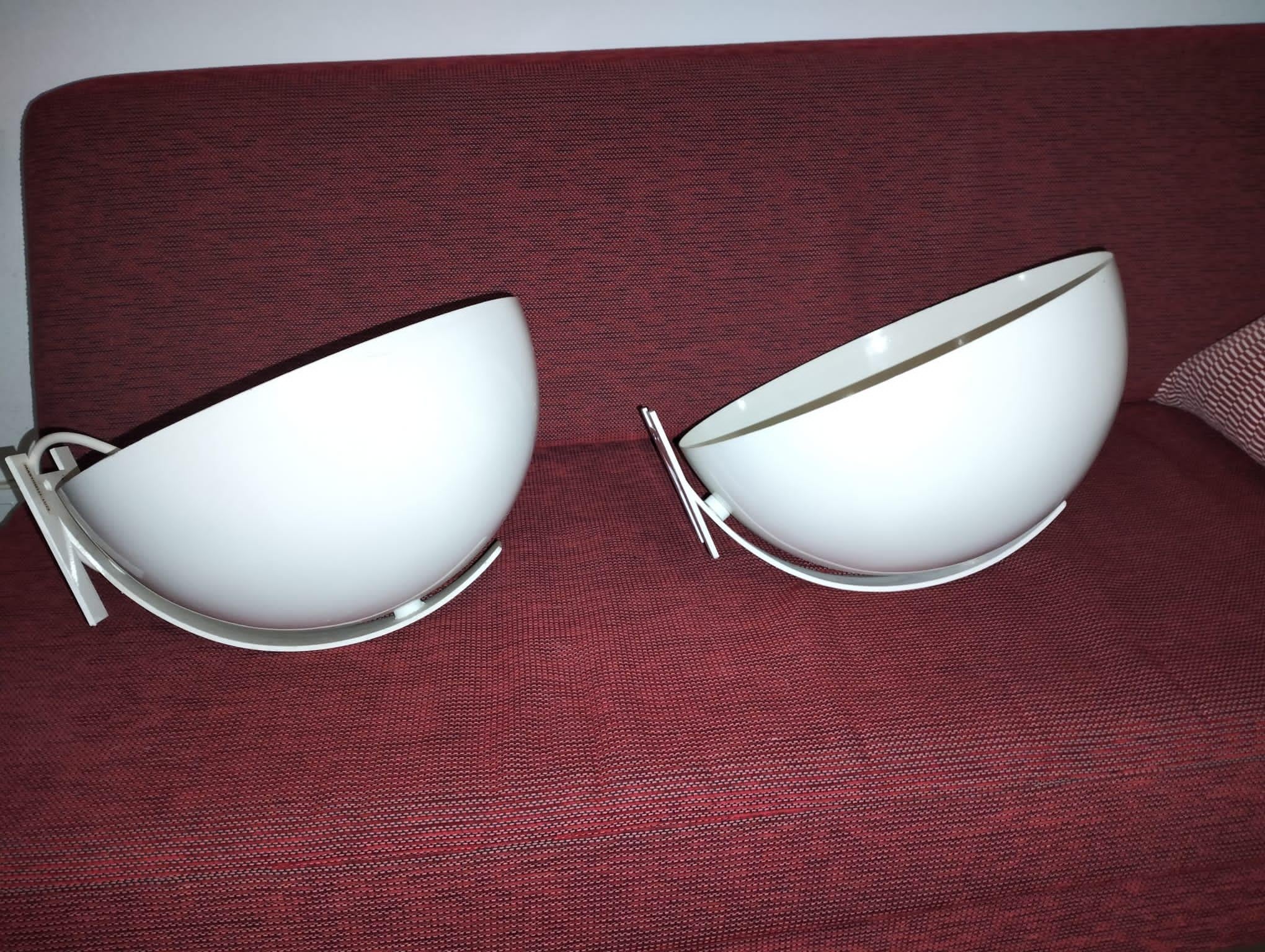 20th Century  Elio Martinelli Pair of Appliques model 1189 Italy  for Martinelli Luce 1960 For Sale