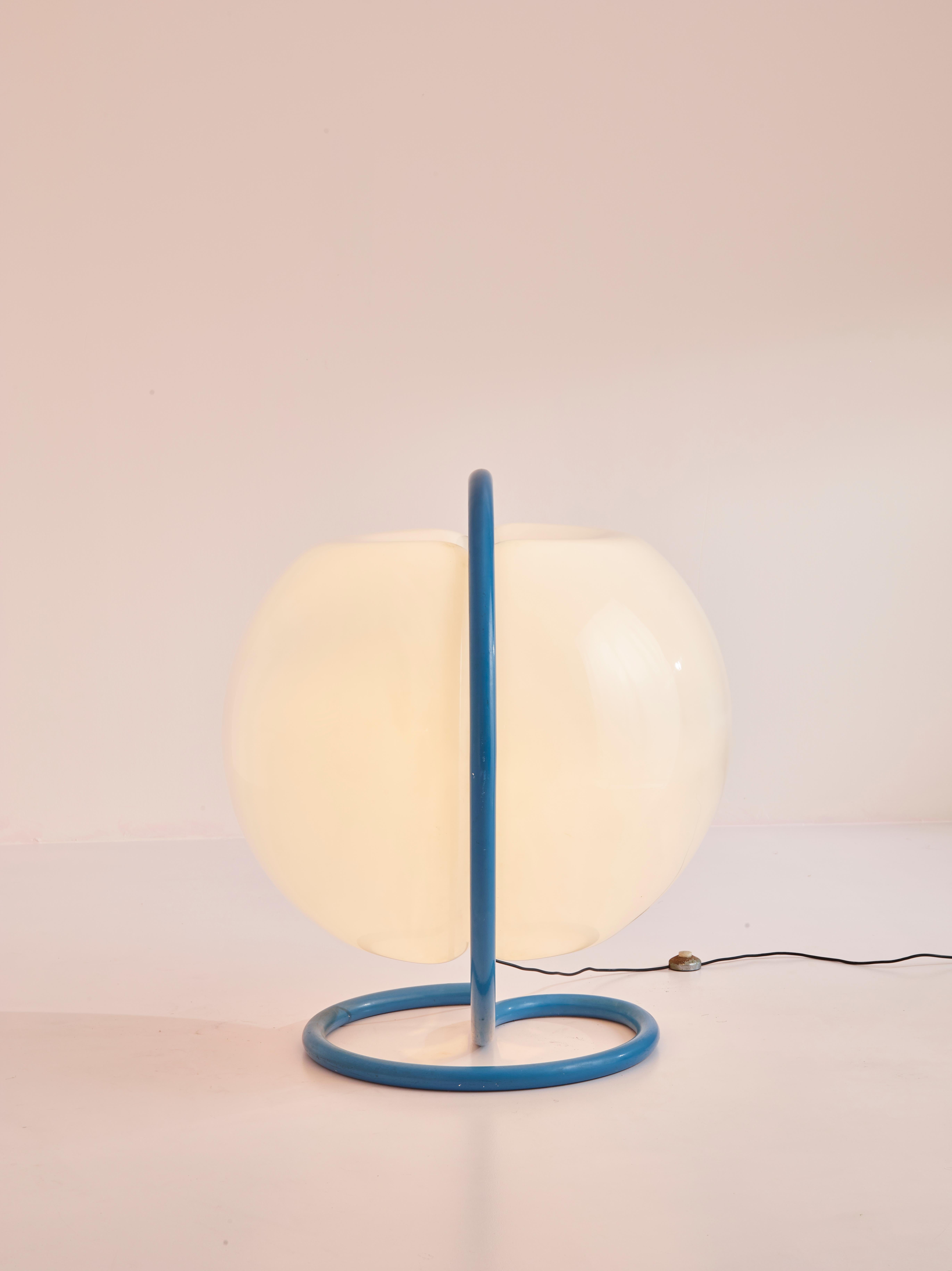 Mid-20th Century Elio Martinelli floor lamp model 'The Map' manufactured by Martinelli Luce, 1968