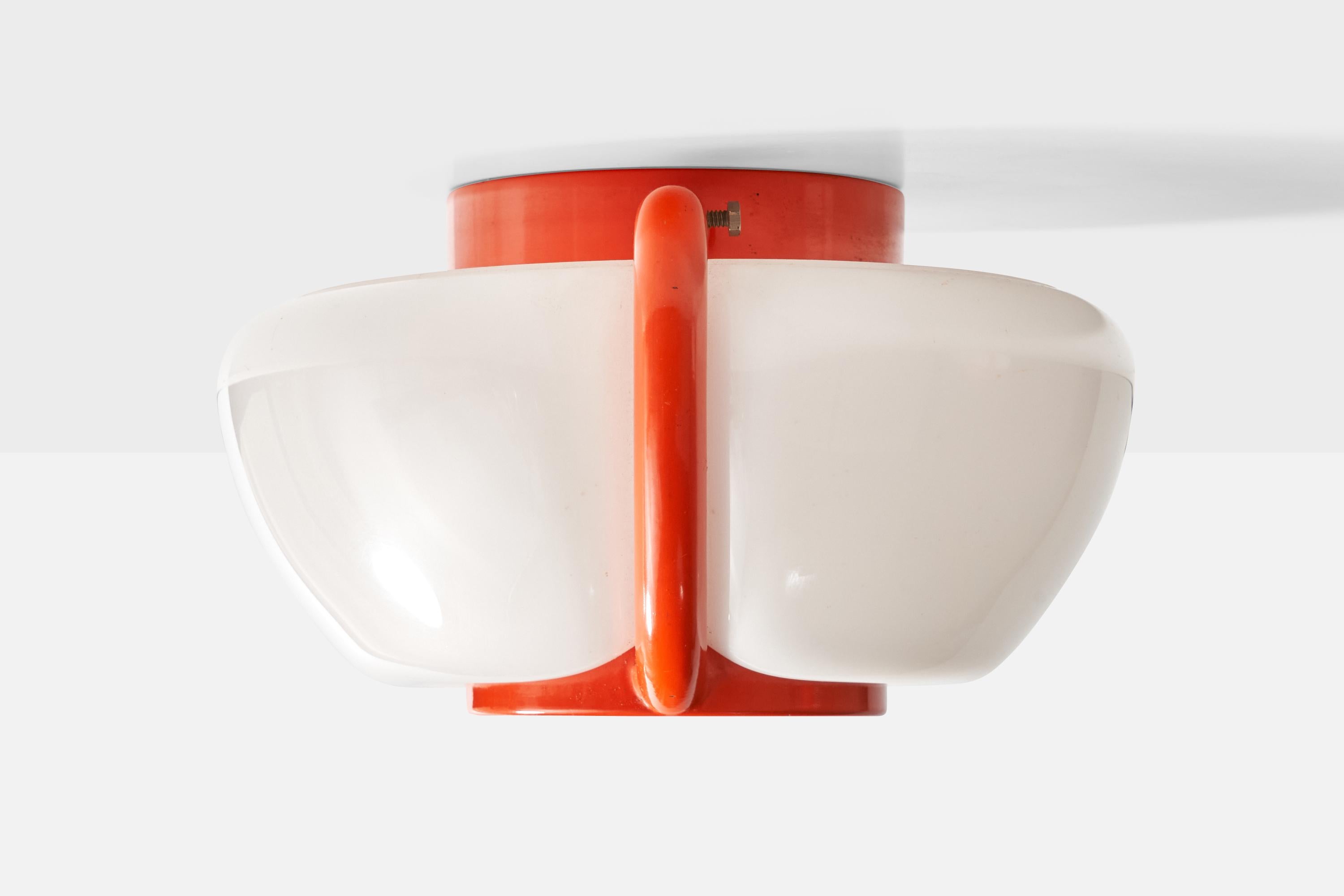Métal Elio Martinelli, montures encastrées, métal, Perspex, Italie, 1970 en vente
