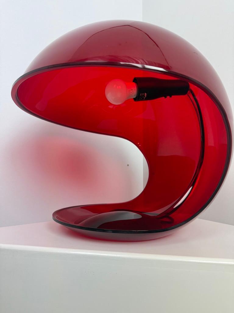 Elio Martinelli -Foglia - rouge transparent rare - Martinelli Luce - Italie en vente 4