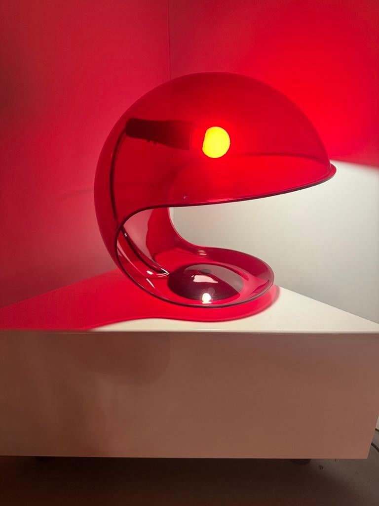 Elio Martinelli -Foglia - rouge transparent rare - Martinelli Luce - Italie en vente 10