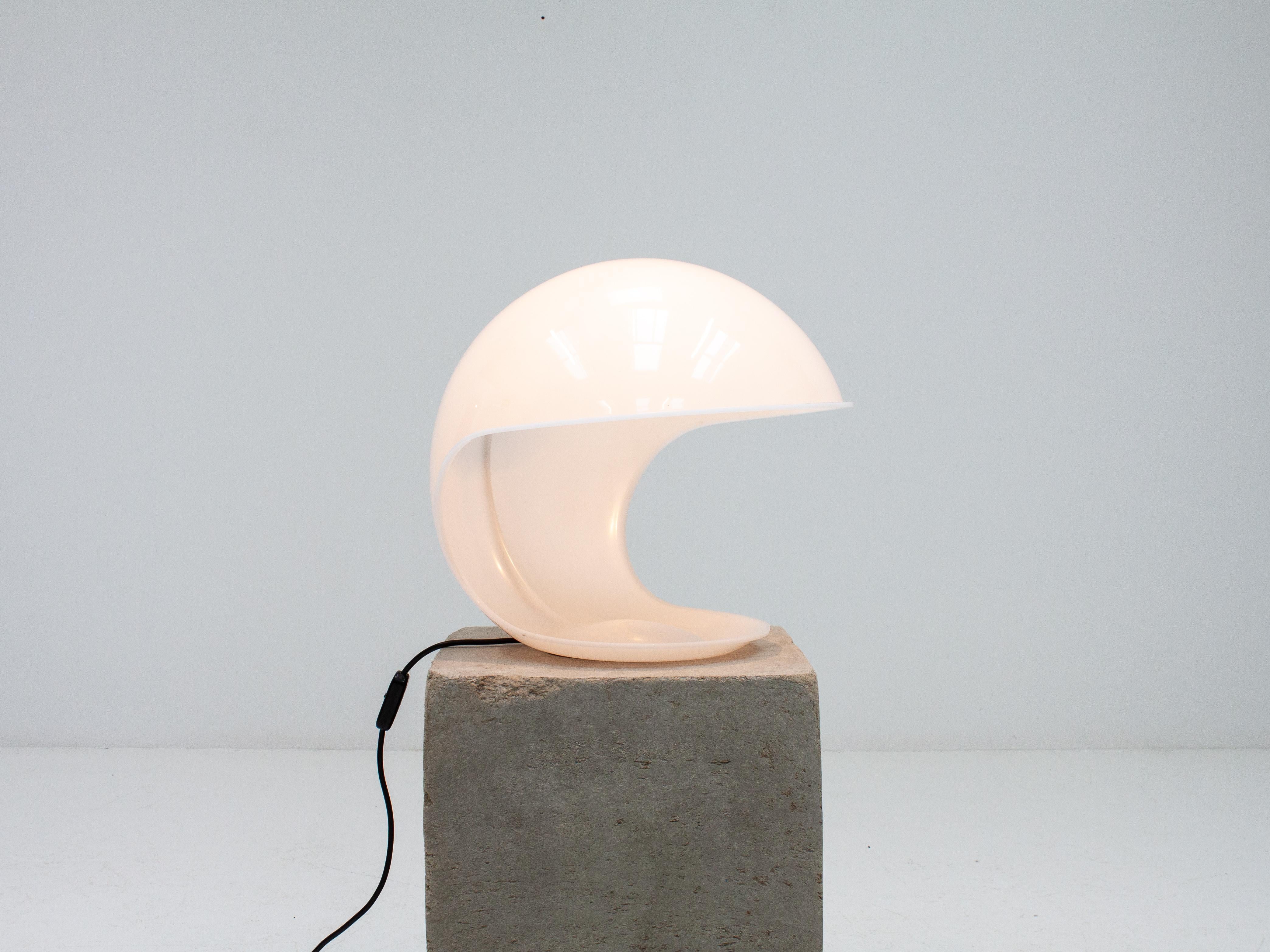 20ième siècle Lampe de bureau Elio Martinelli pour Martinelli Luce, modèle 643 'Foglia', années 1960, Italie