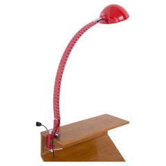 Elio Martinelli Red Aluminium Adjustable Table Lamp