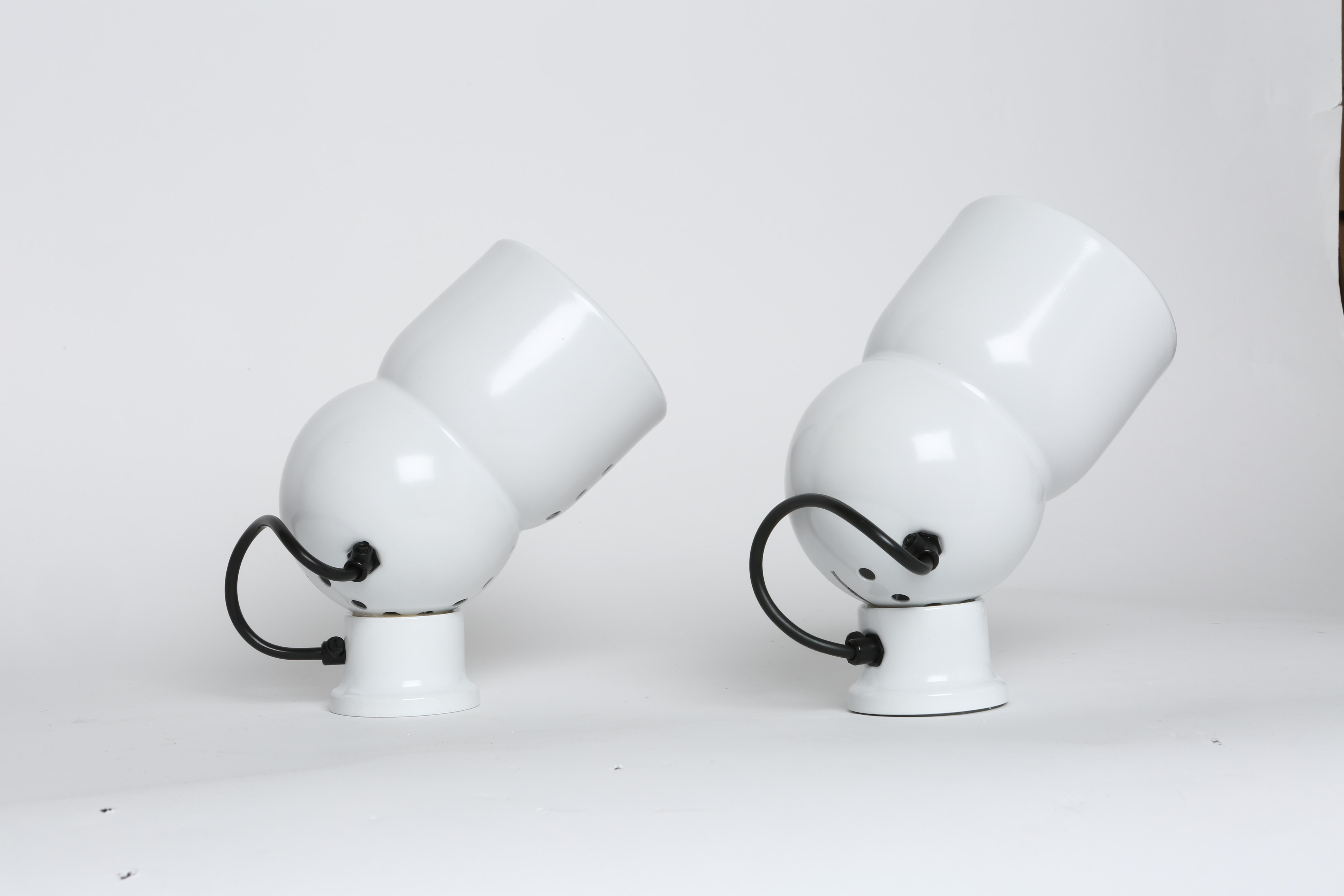 Elio Martinelli Sconces Robot for Martinelli Luce, a Pair In Good Condition In Brooklyn, NY