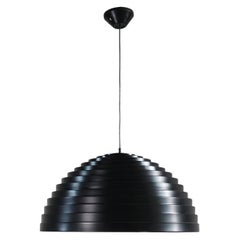 Lámpara Elio Martinelli Step de metal lacado en negro de Martinelli Luce Años 70