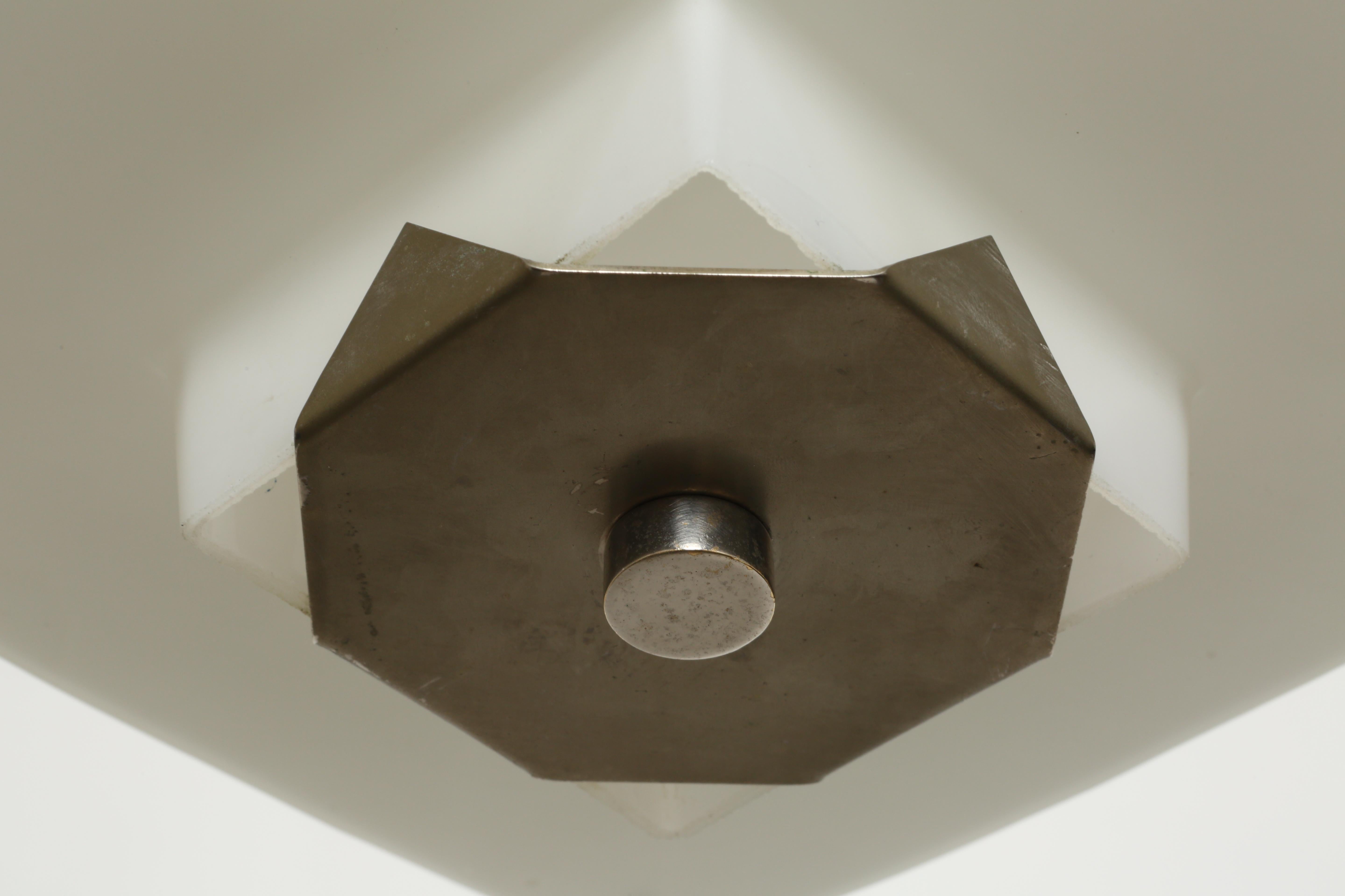 Metal Elio Monesi for Arredoluce Ceiling Pendant