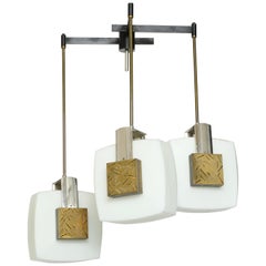 Elio Monesi for Arredoluce chandelier