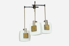 Elio Monesi for Arredoluce chandelier, Italy circa 1960s