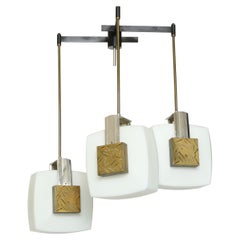 Elio Monesi for Arredoluce chandelier, Italy circa 1960s