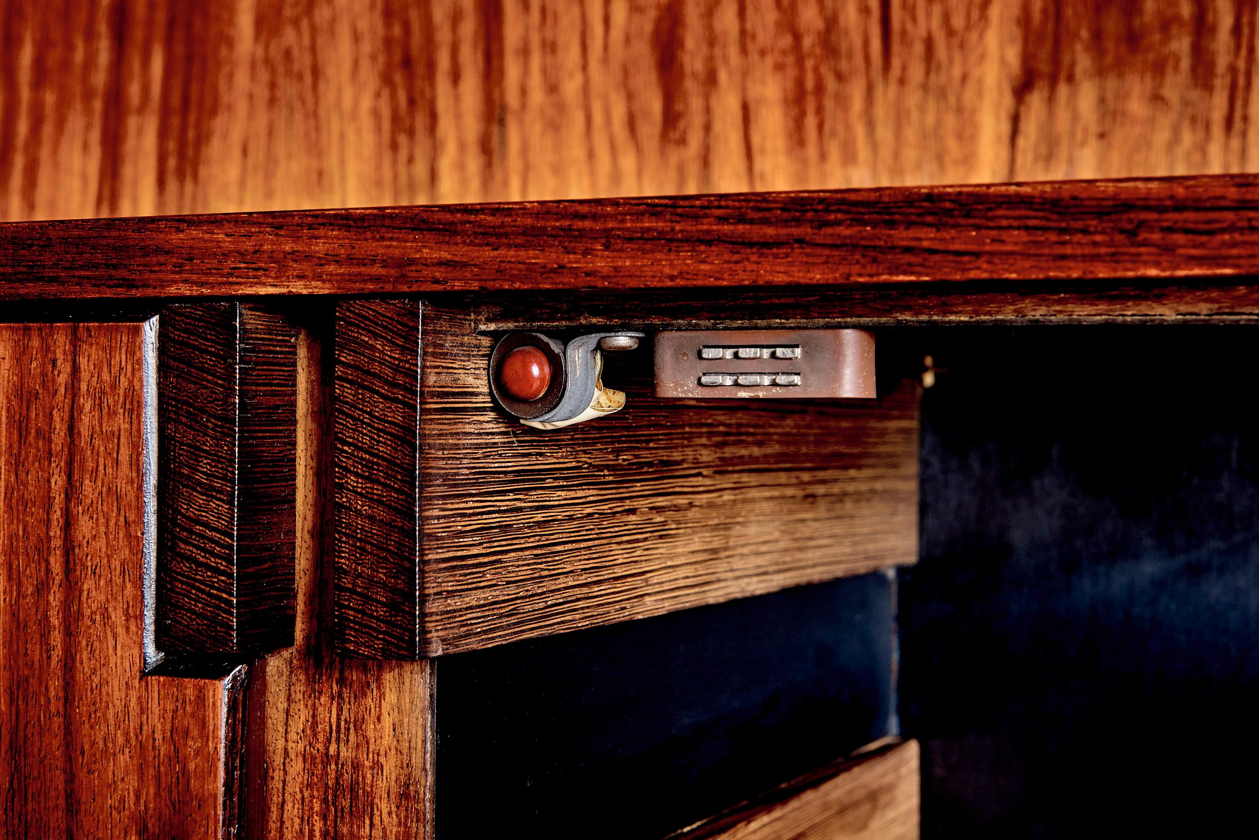 Mueble Modular y Credenza Elio Monesi, Italia, años 50 Chapado en venta