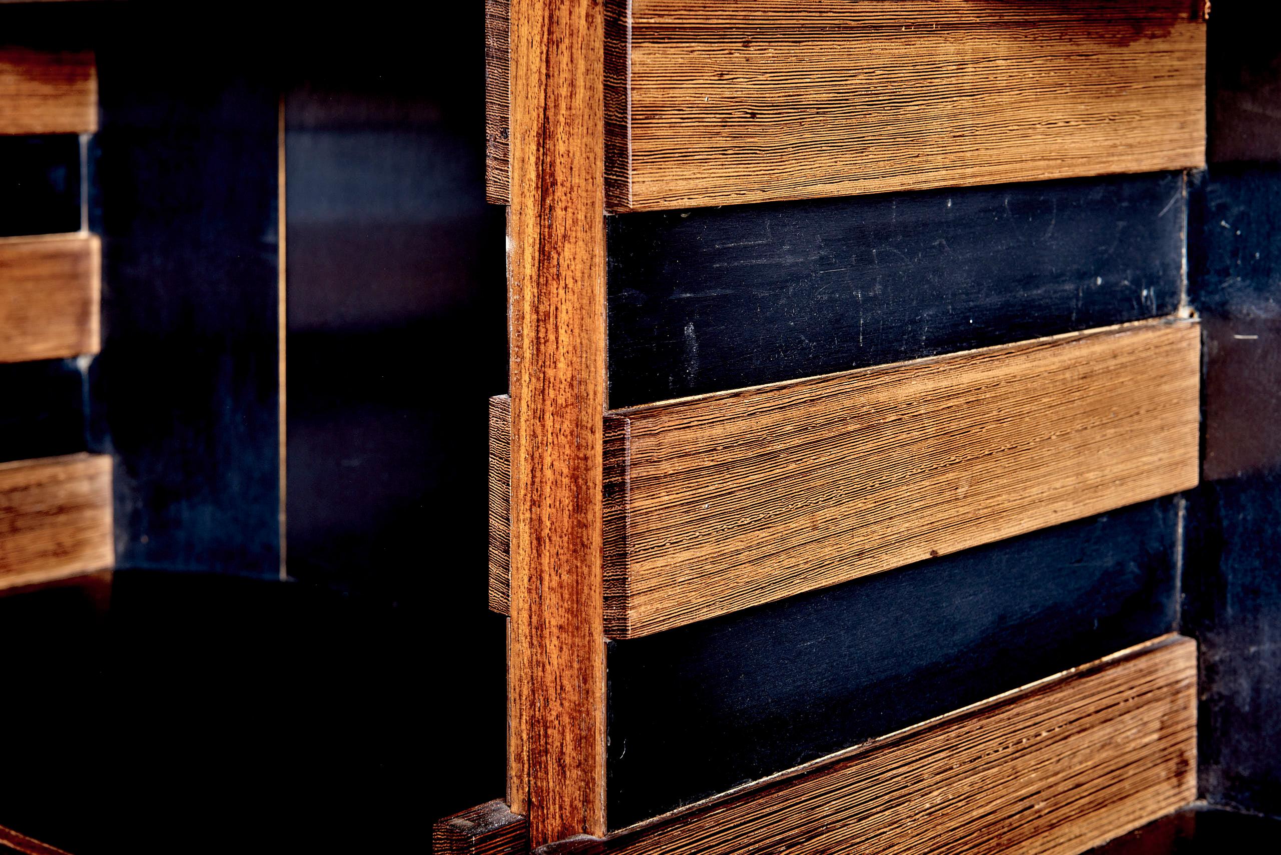 Mueble Modular y Credenza Elio Monesi, Italia, años 50 Palo de rosa en venta